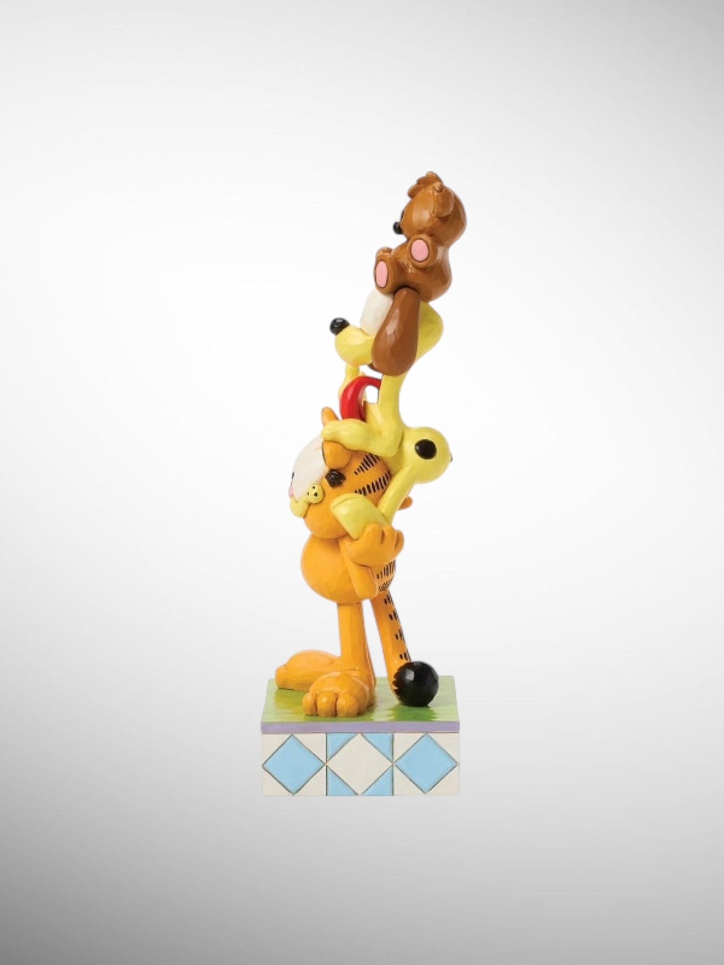 Jim Shore Garfield - Friends Fur-Ever Odie Pooky Stack Figurine - PREORDER