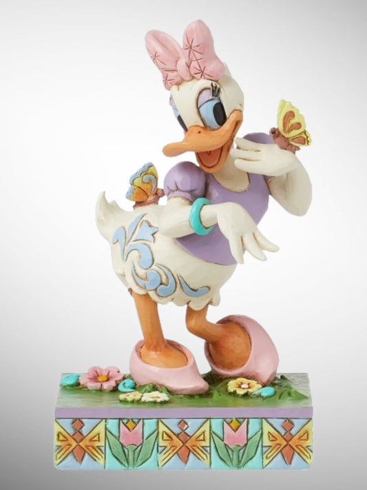 Jim Shore Disney Traditions - Blooms and Butterflies Daisy Duck Figurine