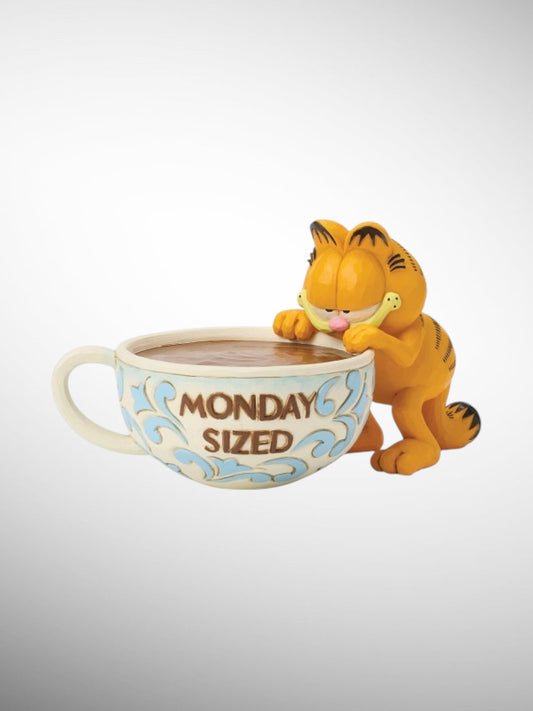 Jim Shore Garfield - But First, Coffee Figurine - PREORDER