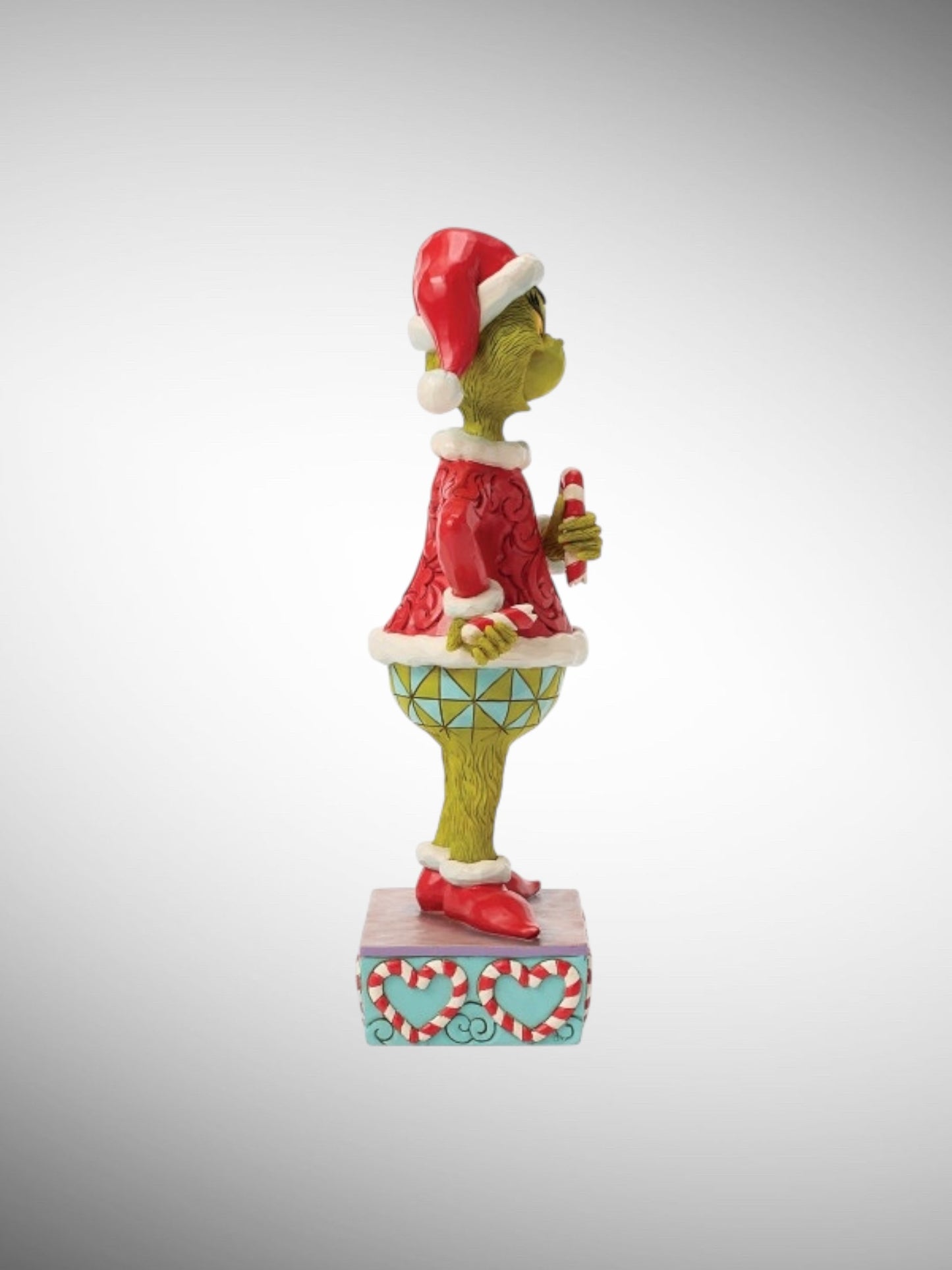 Jim Shore Dr. Seuss The Grinch - Grinch with Broken Candy Cane Figurine - PREORDER