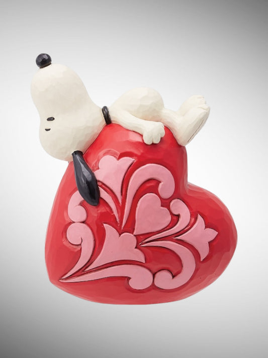 Jim Shore Peanuts - Lovely Dreams Snoopy Heart Figurine