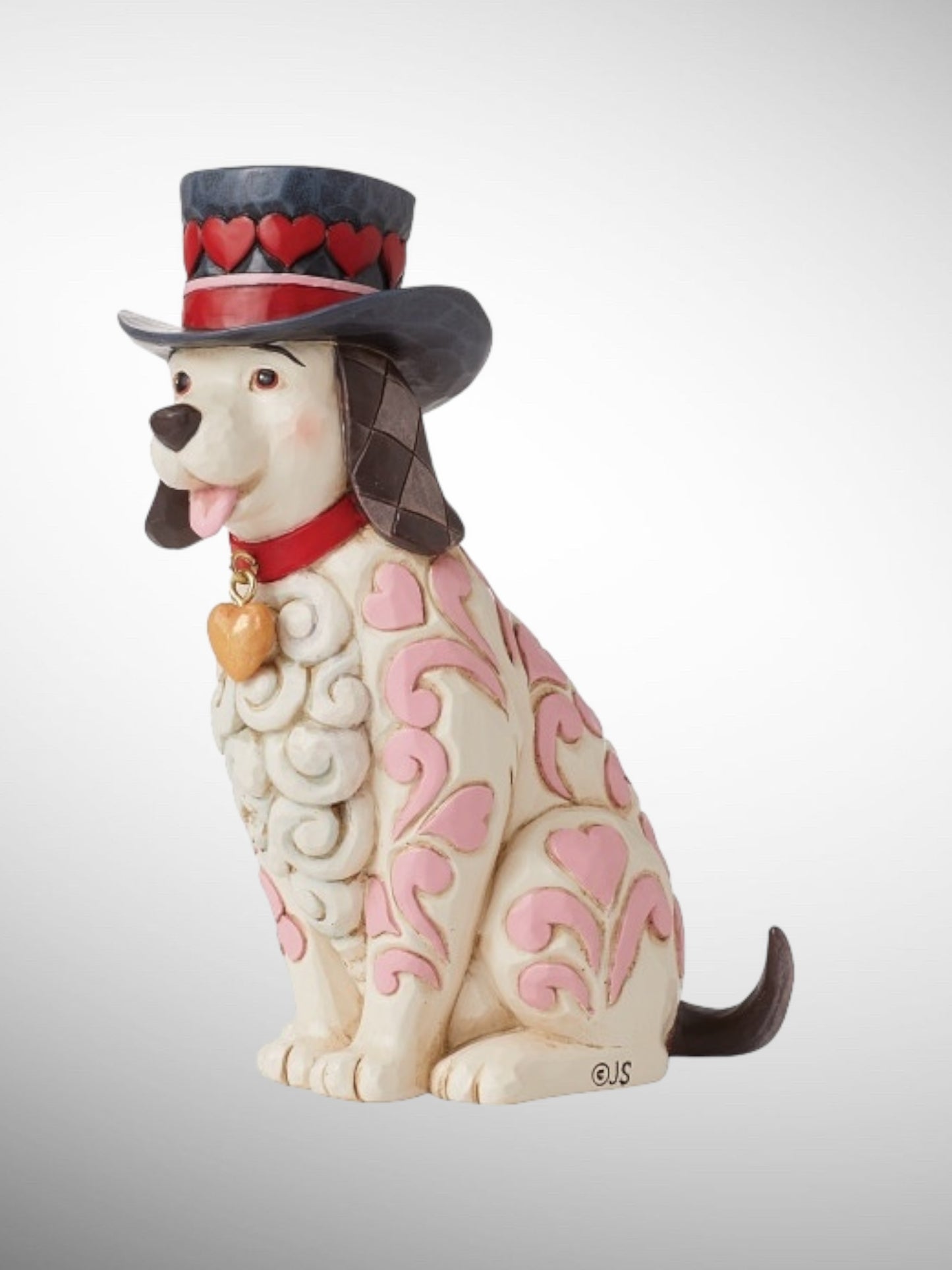 Jim Shore Heartwood Creek - My Furr-ever Valentine Dog Love Puppy Figurine