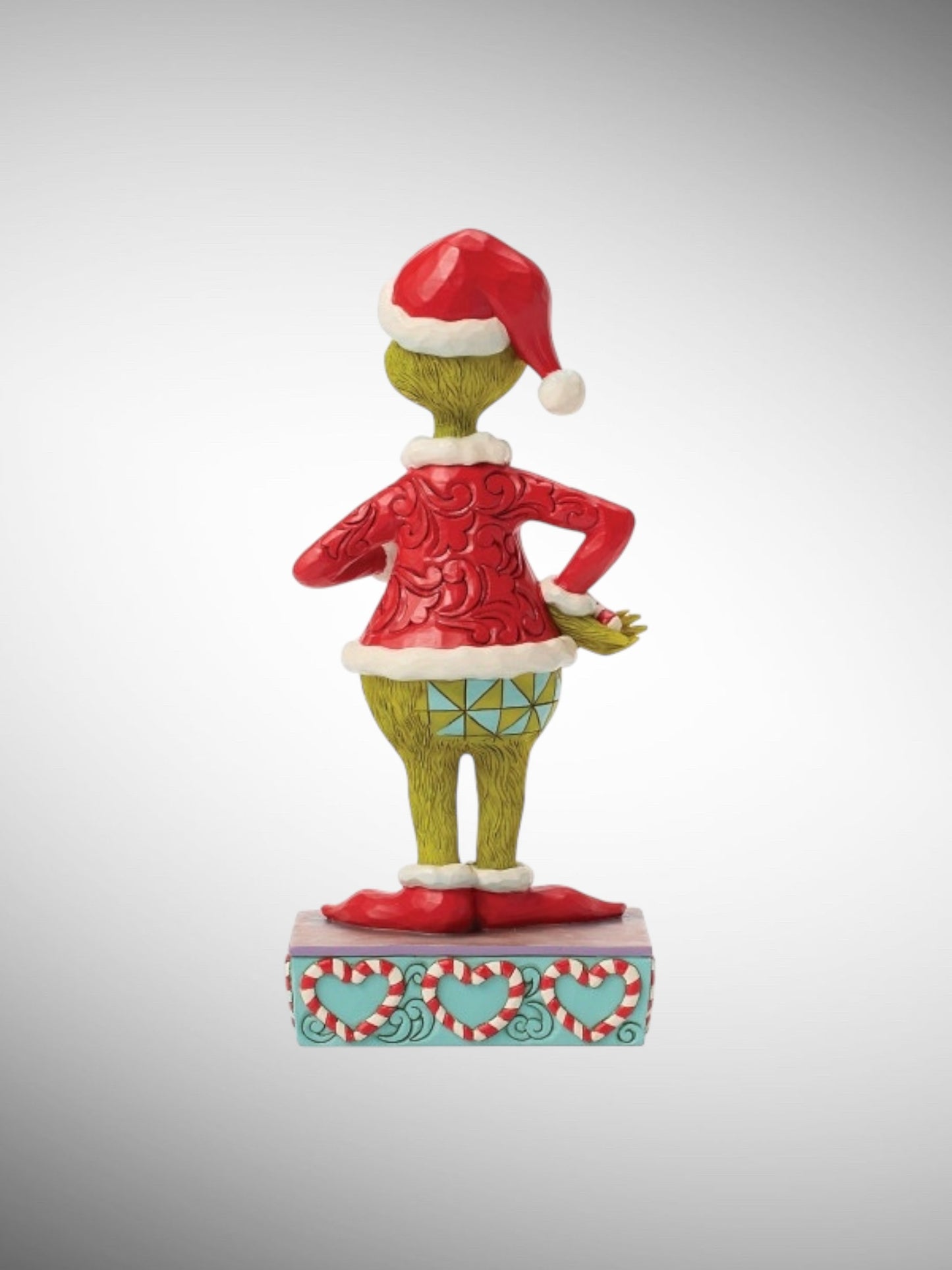 Jim Shore Dr. Seuss The Grinch - Grinch with Broken Candy Cane Figurine - PREORDER
