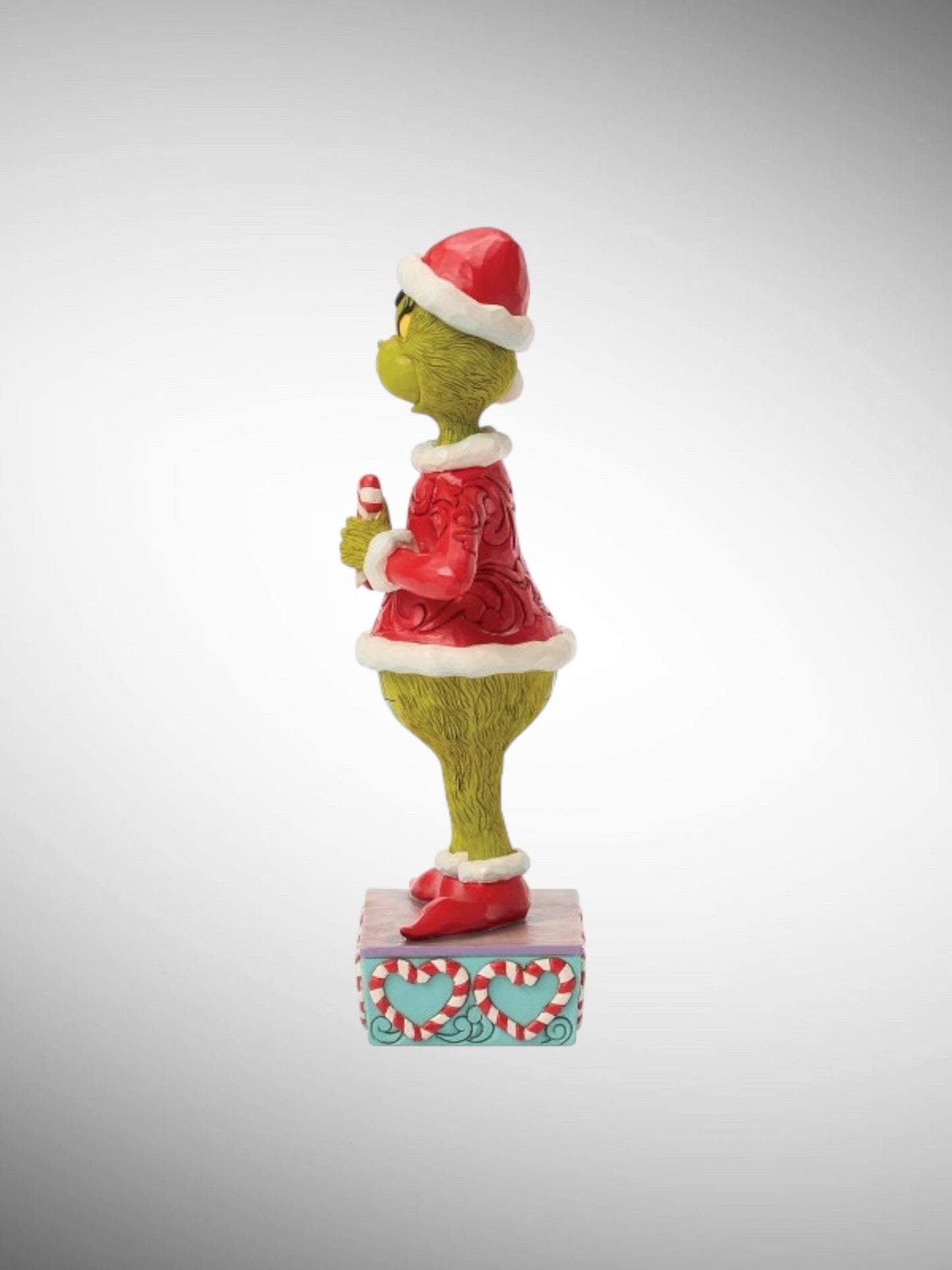 Jim Shore Dr. Seuss The Grinch - Grinch with Broken Candy Cane Figurine - PREORDER