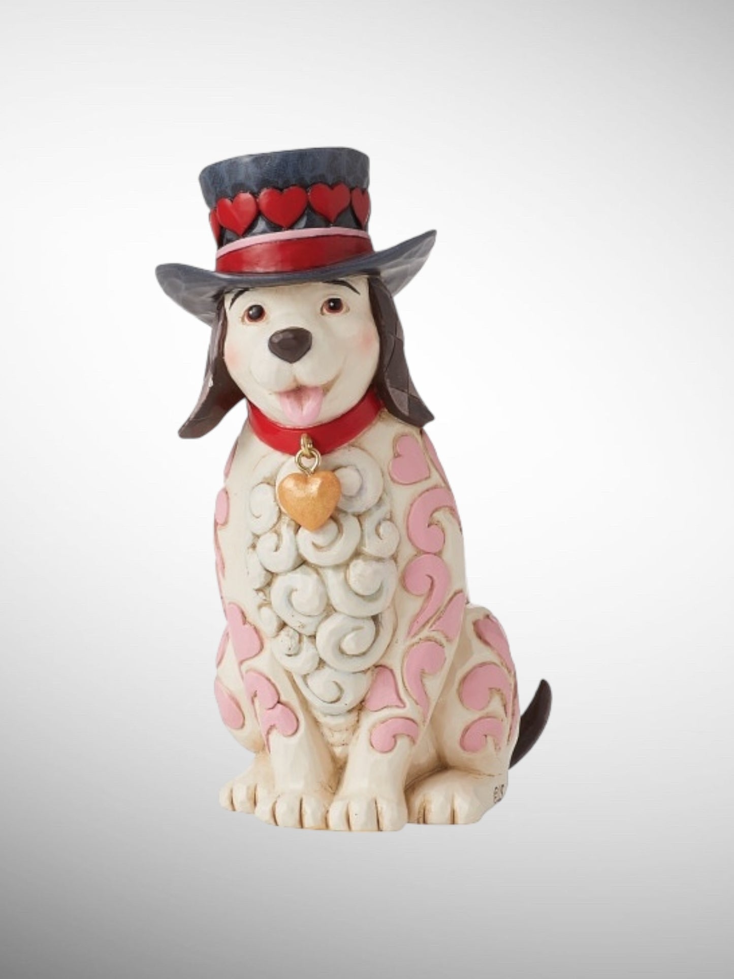 Jim Shore Heartwood Creek - My Furr-ever Valentine Dog Love Puppy Figurine