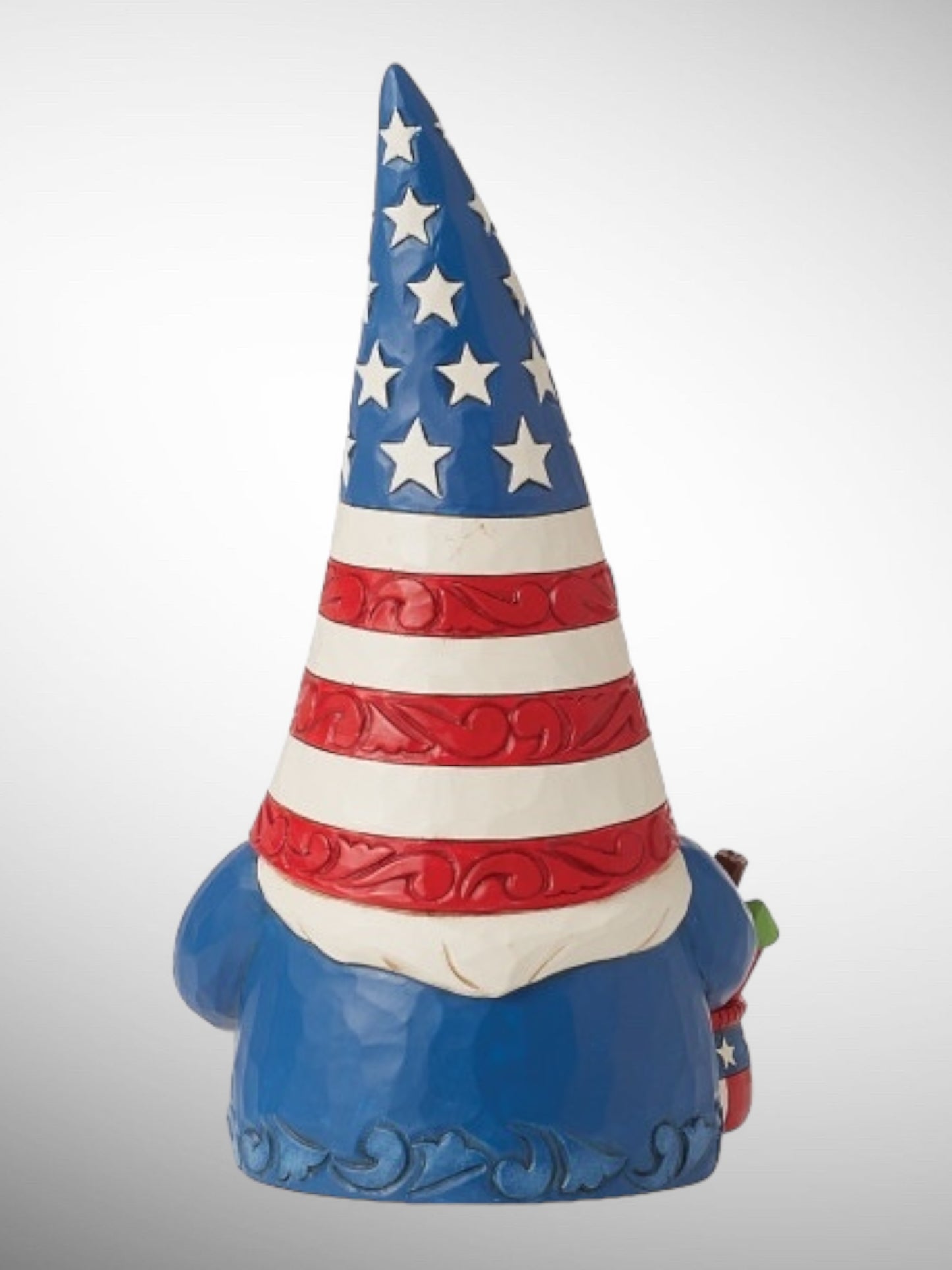 Jim Shore Heartwood Creek - Fireworks and Freedom Patriotic Gnome Figurine