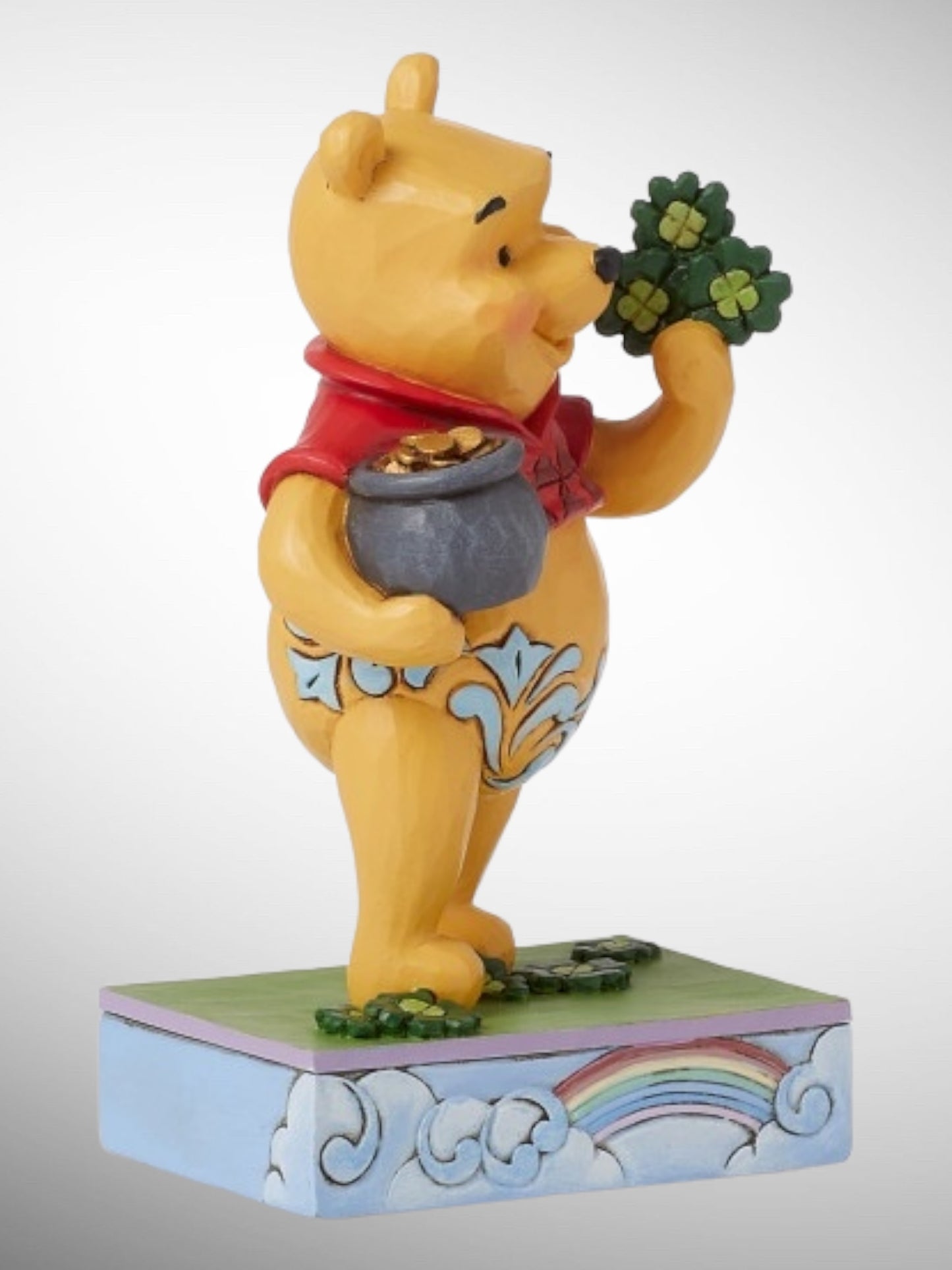 Jim Shore Disney Traditions - Lucky Ol' Bear Winnie the Pooh Figurine