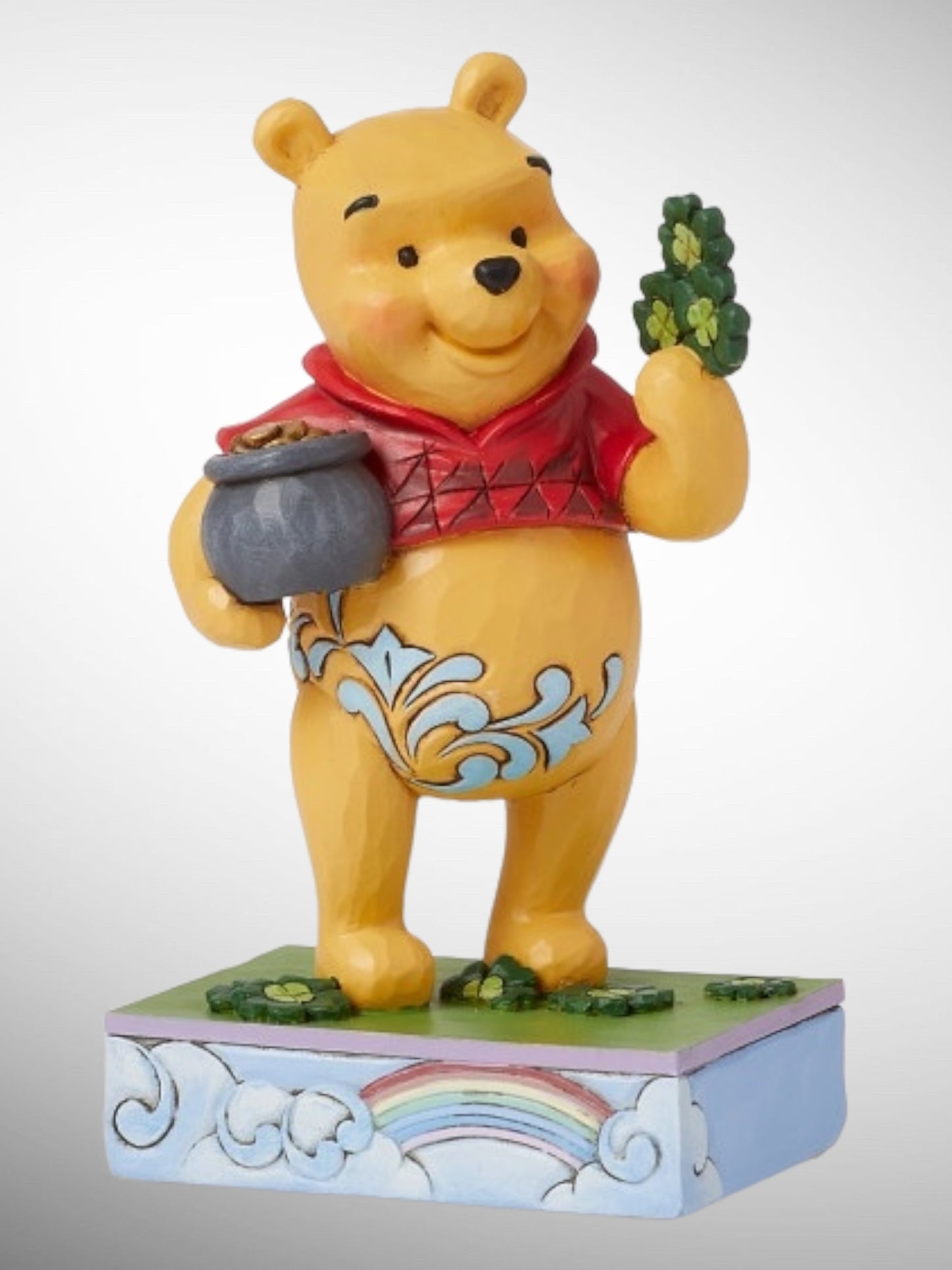 Jim Shore Disney Traditions - Lucky Ol' Bear Winnie the Pooh Figurine