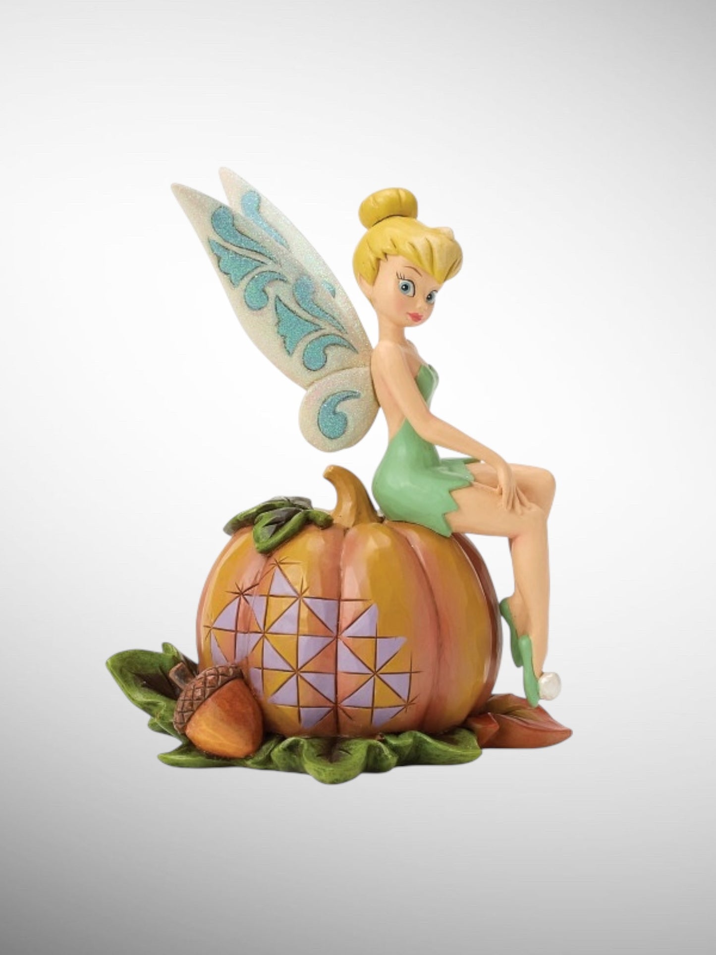 Jim Shore Disney Traditions - Pumpkin Patch Pixie Tinker Bell Halloween Figurine - PREORDER