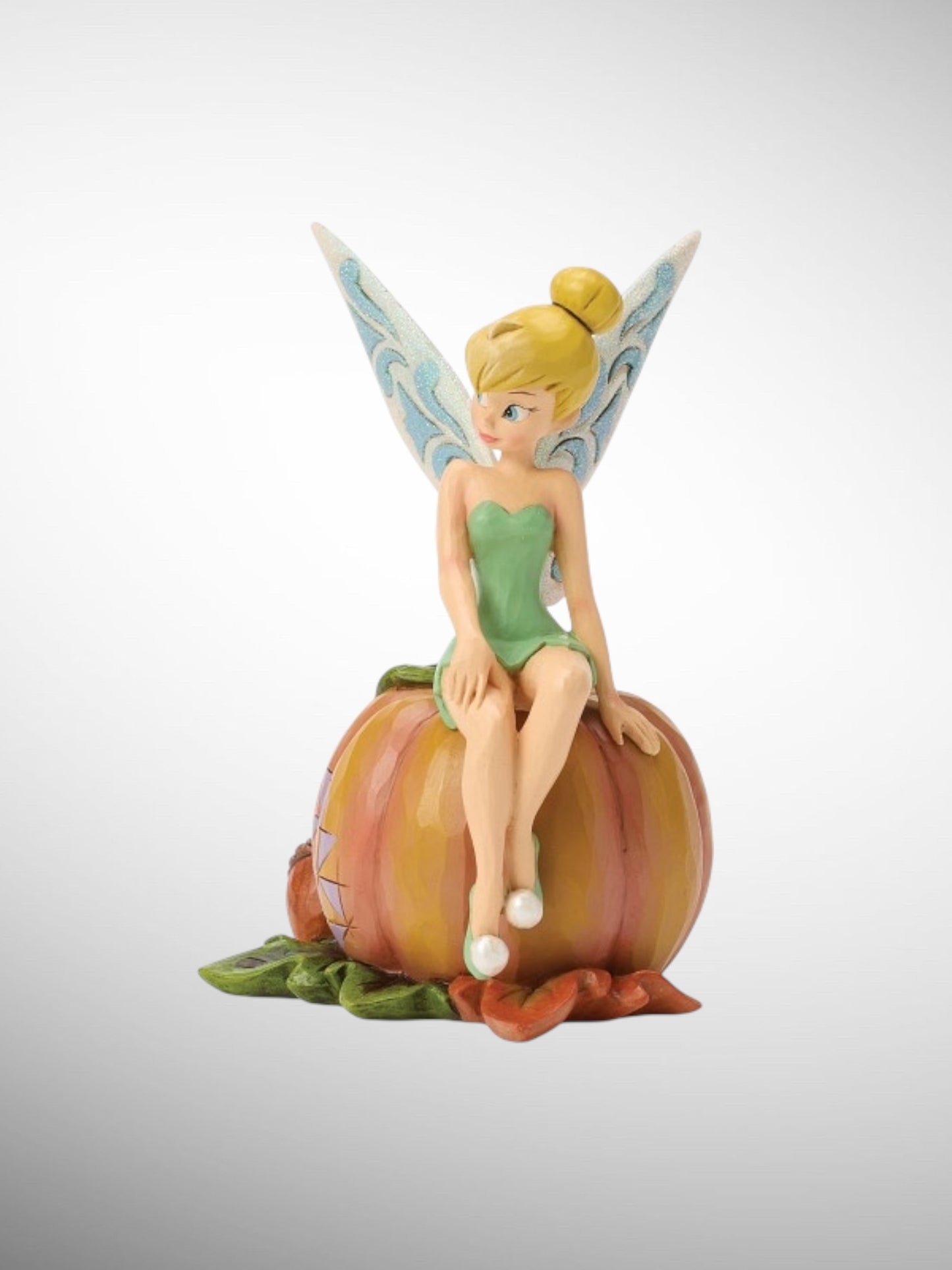 Jim Shore Disney Traditions - Pumpkin Patch Pixie Tinker Bell Halloween Figurine - PREORDER