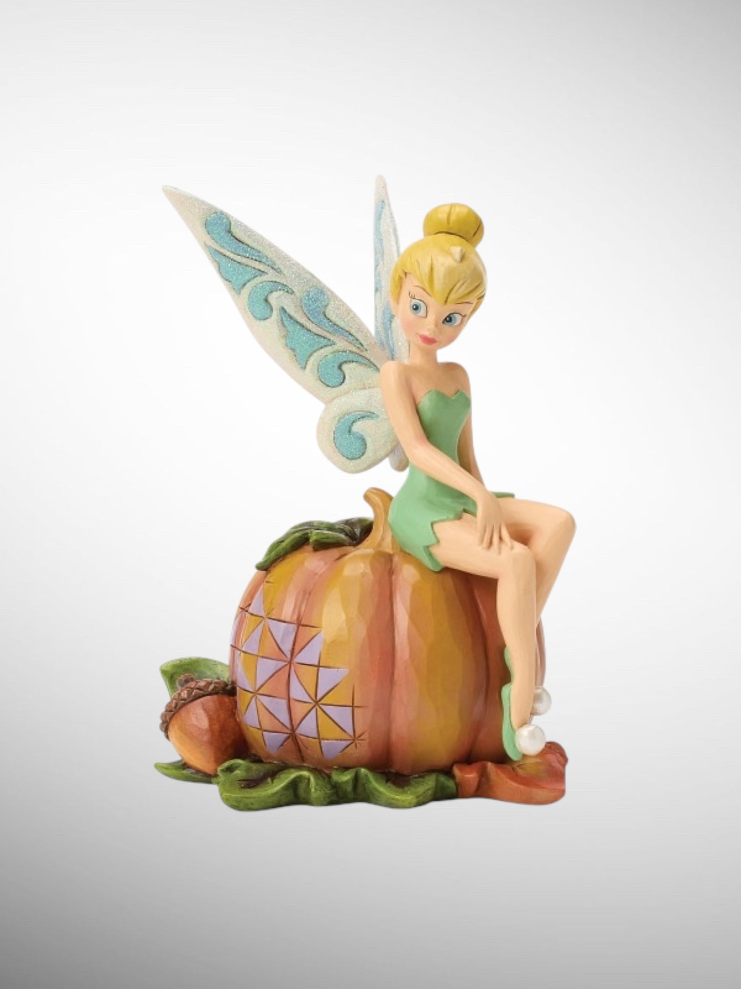 Jim Shore Disney Traditions - Pumpkin Patch Pixie Tinker Bell Halloween Figurine - PREORDER