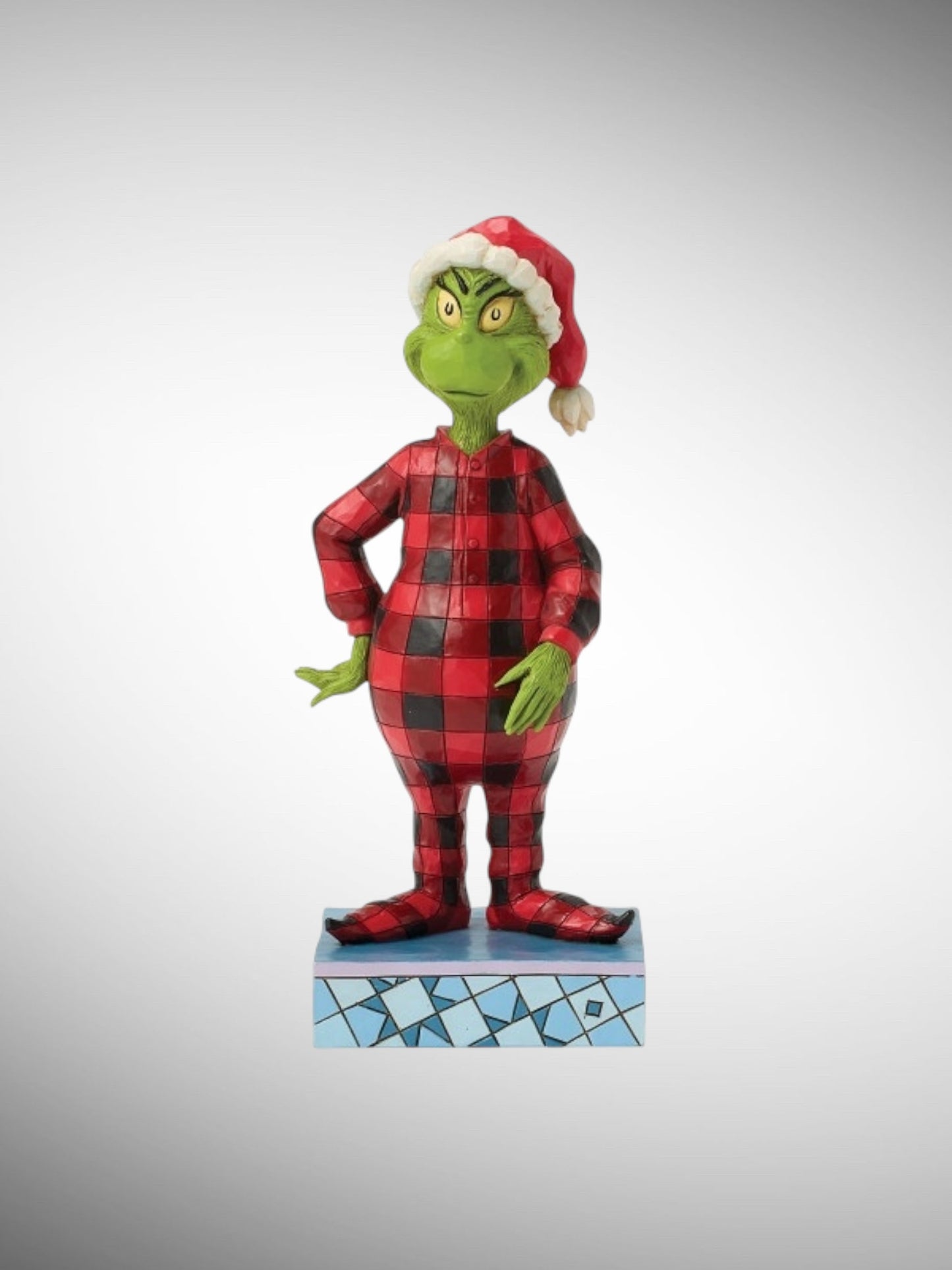 Jim Shore Dr. Seuss The Grinch - Grinch Wearing Pajamas Figurine - PREORDER