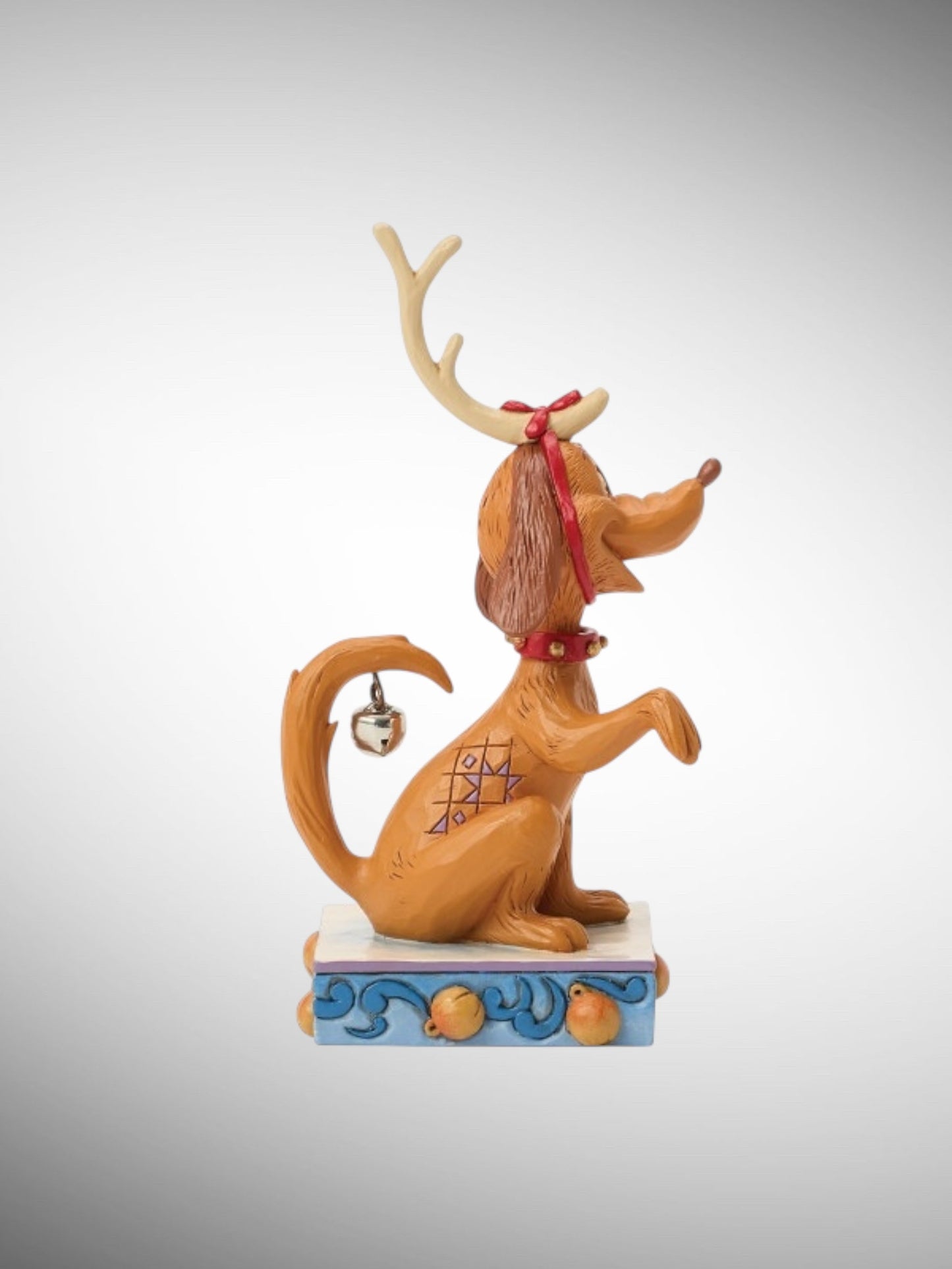 Jim Shore Dr. Seuss The Grinch - Max with Bell on Tail Figurine - PREORDER