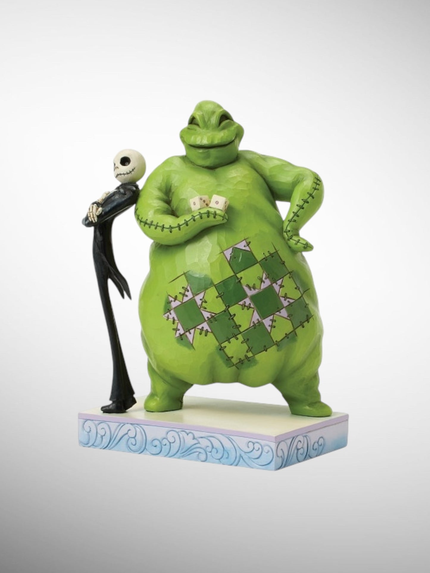 Jim Shore Disney Traditions - One More Roll Oogie Boogie Jack Skellington Nightmare Before Christmas Figurine - PREORDER