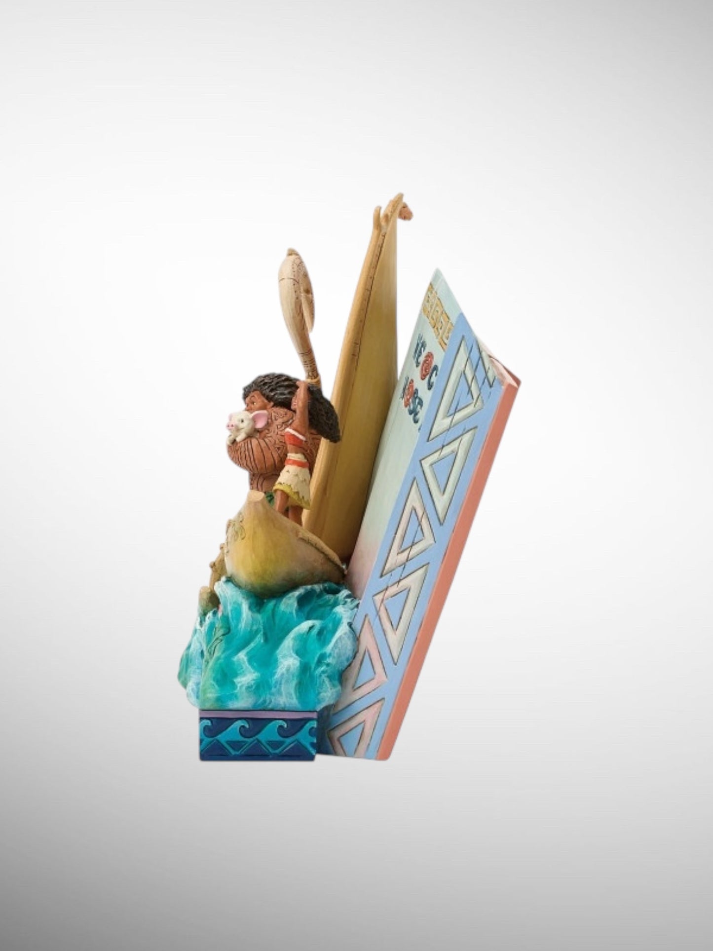 Jim Shore Disney Traditions - The Ocean Chose Me Moana Storybook Figurine - PREORDER