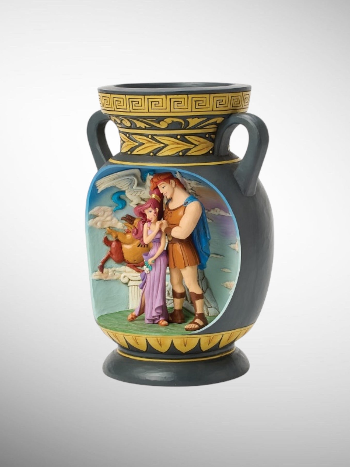 Jim Shore Disney Traditions - A Hero's Journey Hercules Vase Diorama Figurine - PREORDER