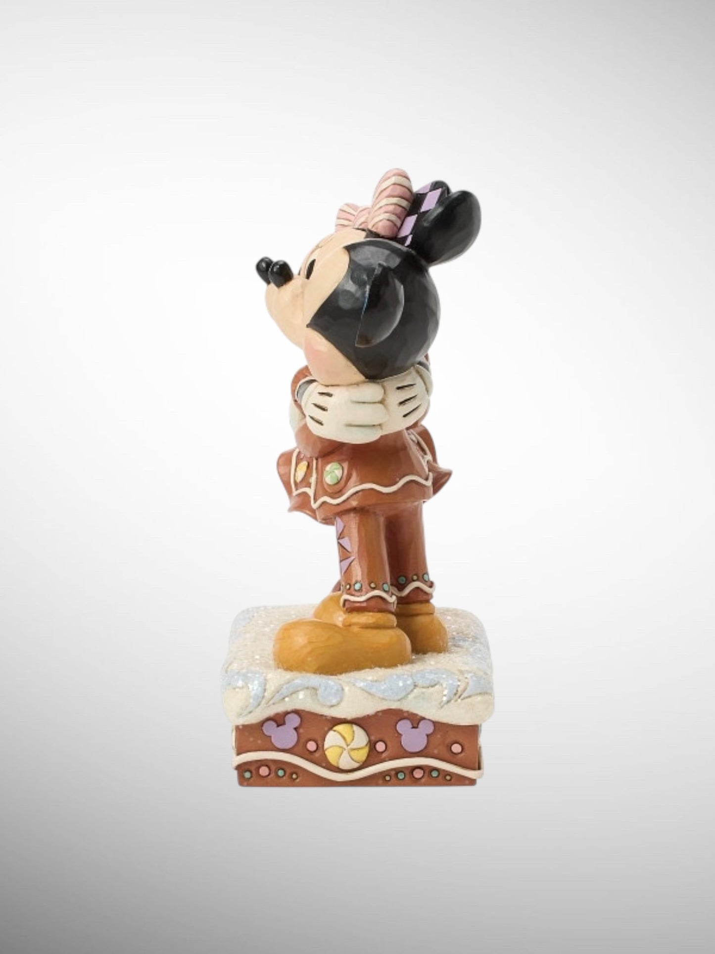Jim Shore Disney Traditions -  Sugarcoated Sweethearts Christmas Gingerbread Mickey Minnie Figurine - PREORDER