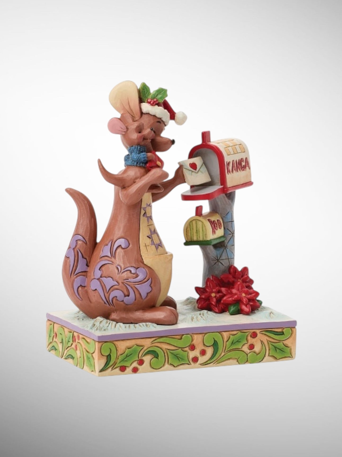 Jim Shore Disney Traditions -  Roo's Holiday Wish Kanga Roo Christmas Figurine - PREORDER