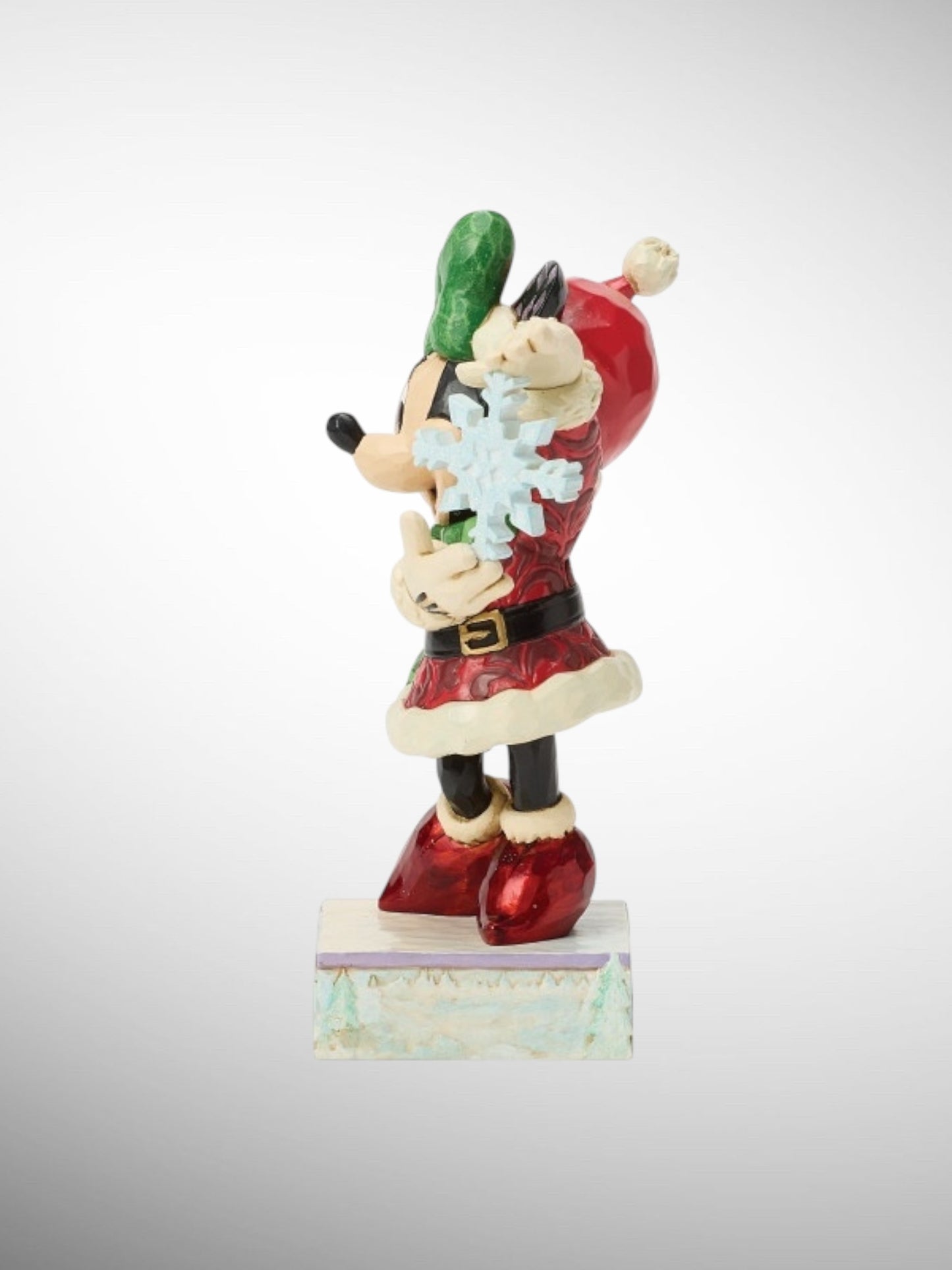 Jim Shore Disney Traditions -  Snow Unique Christmas Minnie Snowflake Figurine - PREORDER