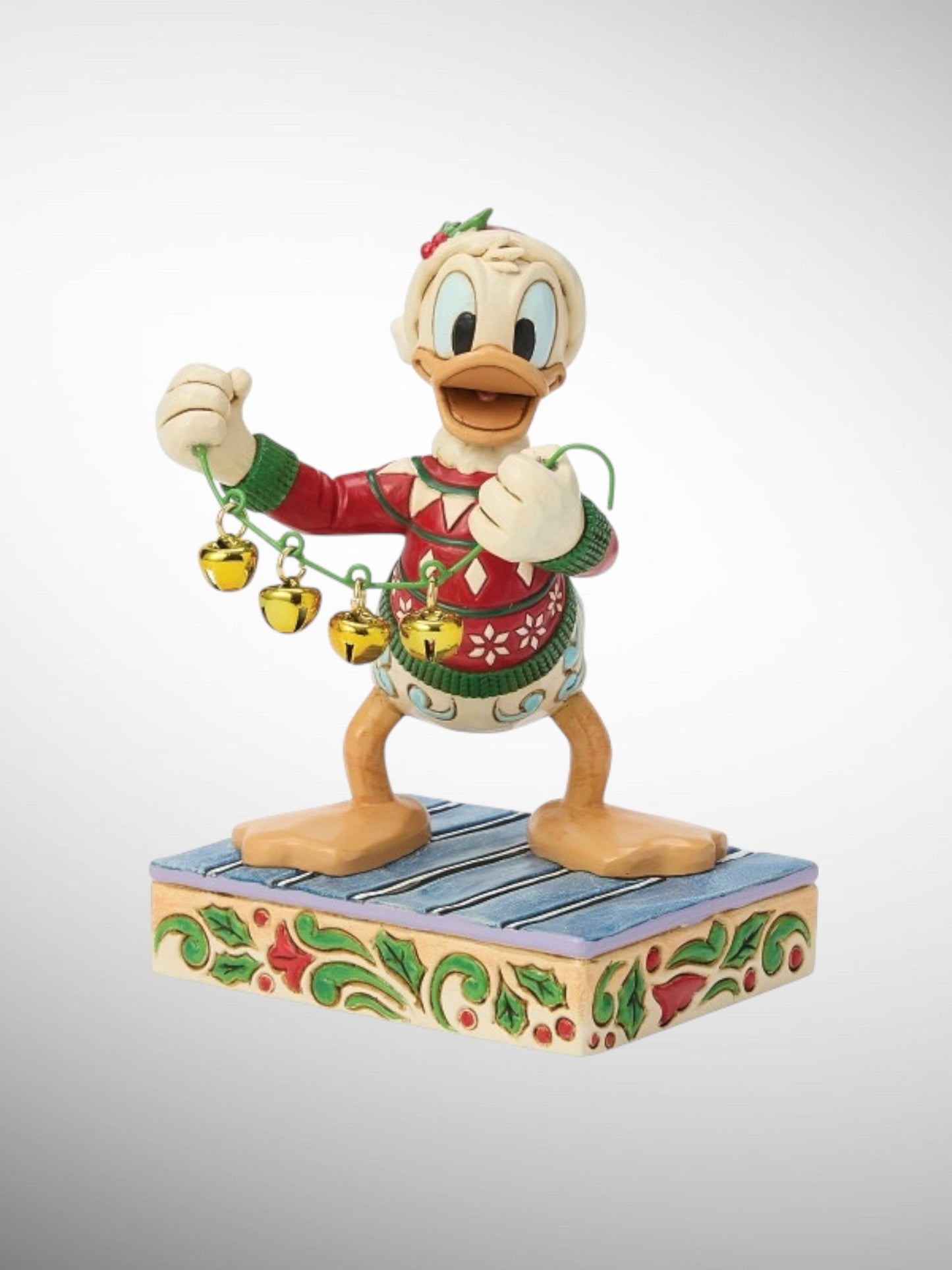 Jim Shore Disney Traditions -  Holiday Jingle Christmas Donald Figurine - PREORDER