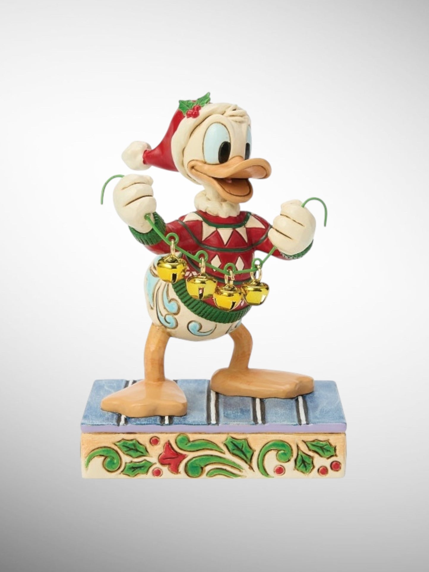 Jim Shore Disney Traditions -  Holiday Jingle Christmas Donald Figurine - PREORDER