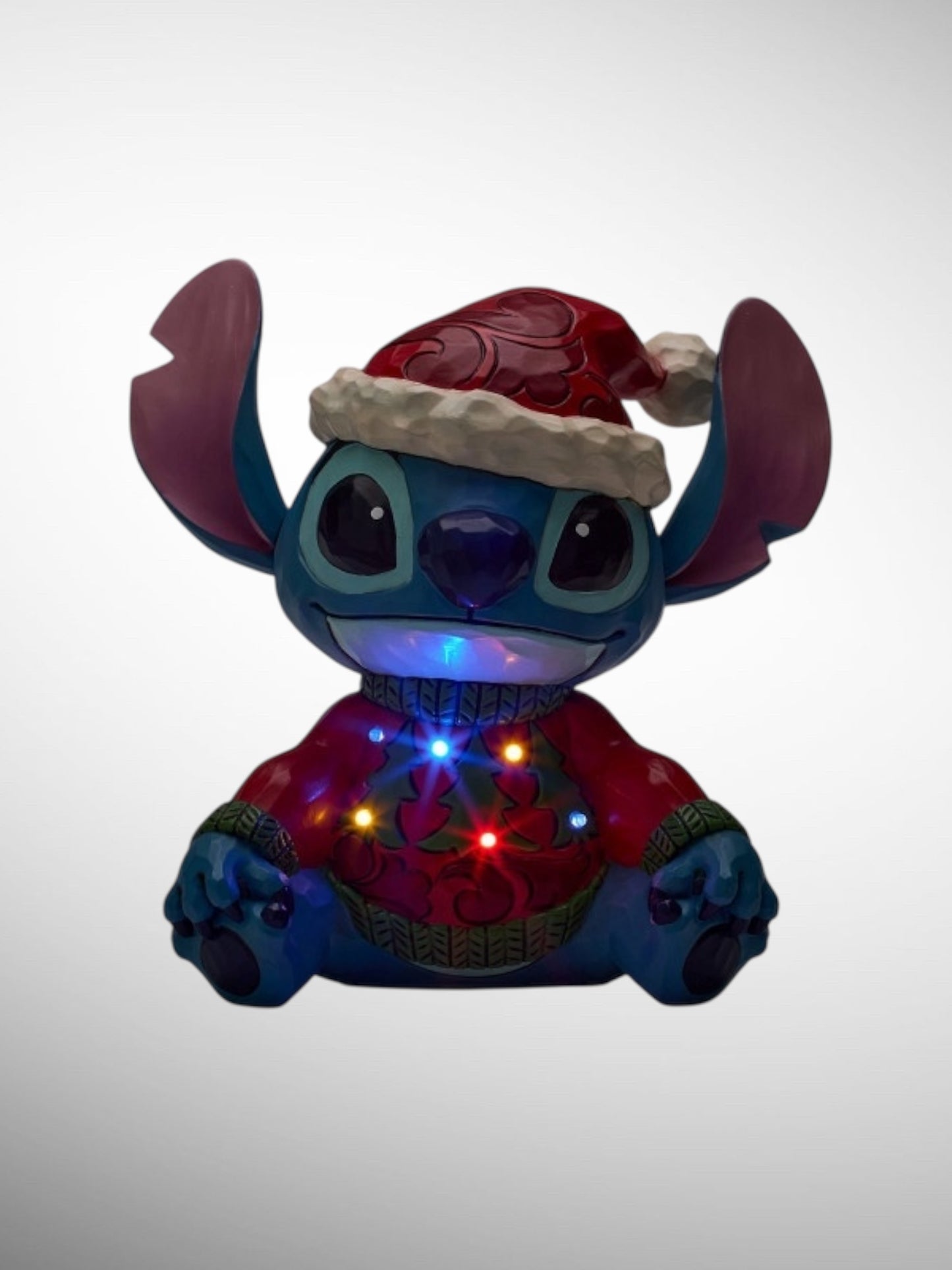 Jim Shore Disney Traditions -  Feeling Jolly and a Little Naughty Stitch Christmas Figurine - PREORDER