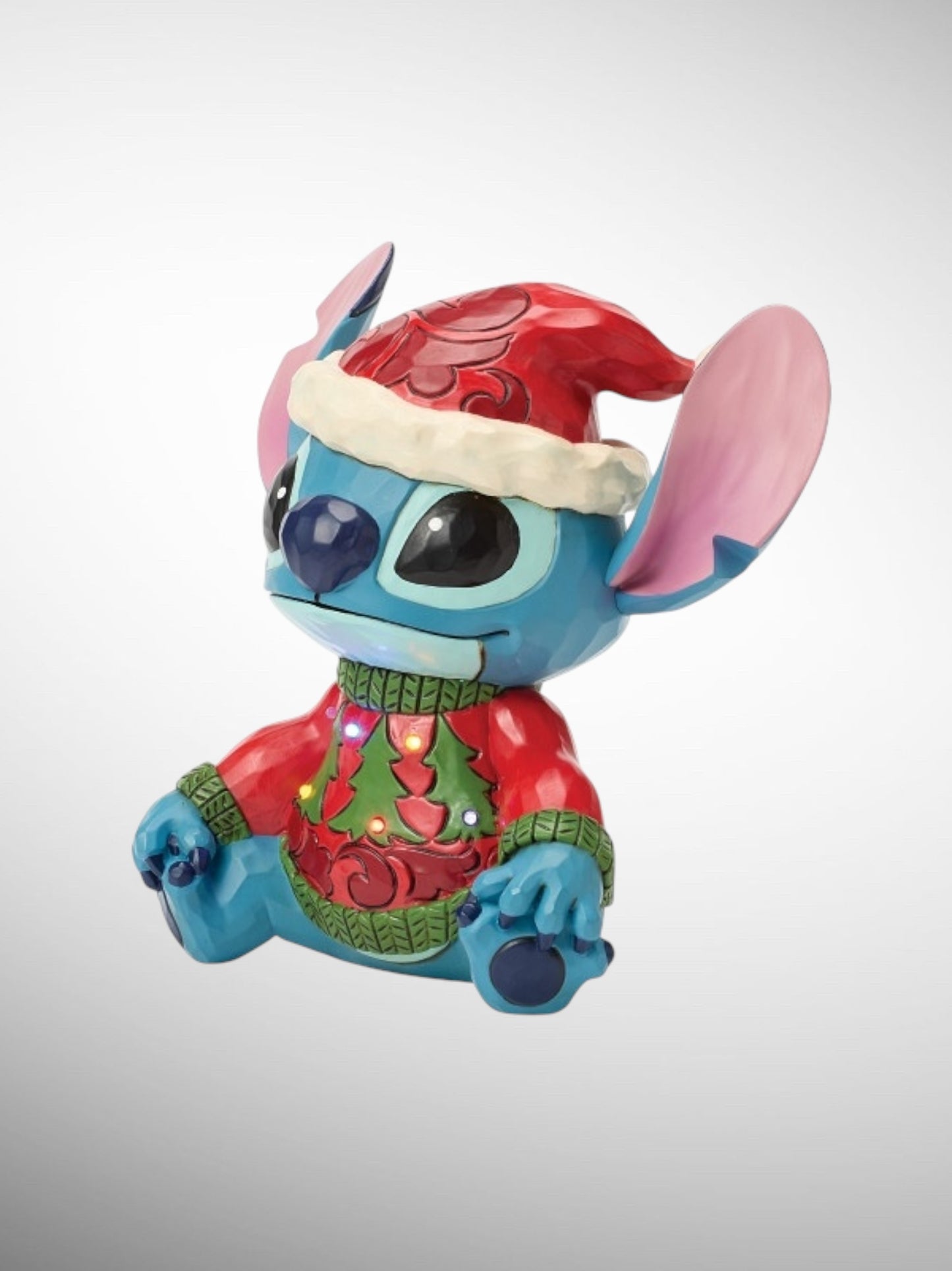 Jim Shore Disney Traditions -  Feeling Jolly and a Little Naughty Stitch Christmas Figurine - PREORDER