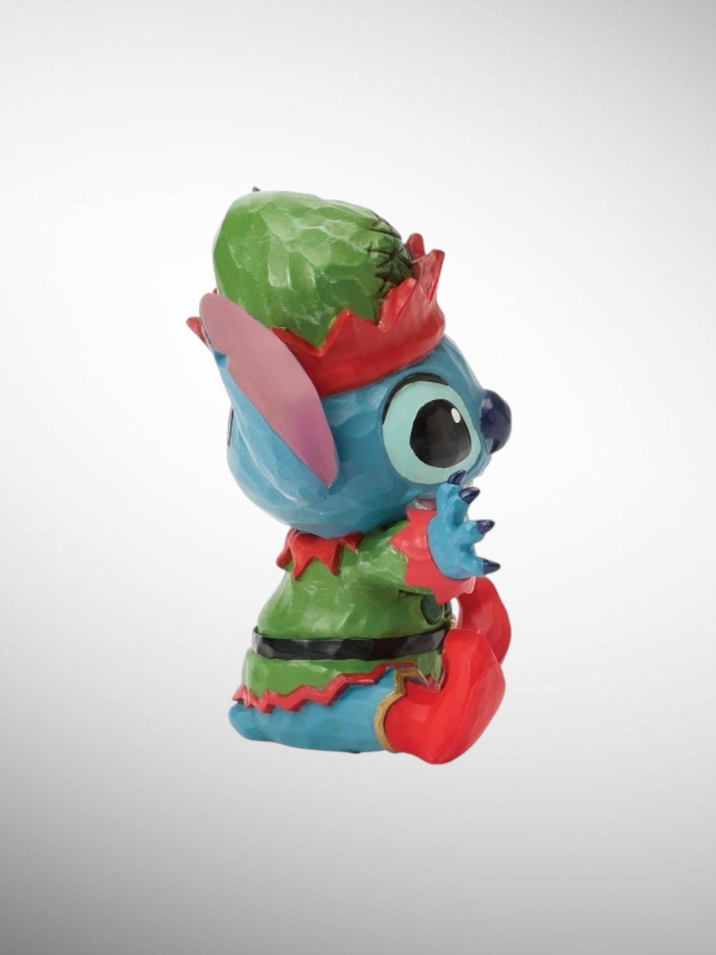 Jim Shore Disney Traditions -  Stitch Elf Mini Christmas Figurine - PREORDER
