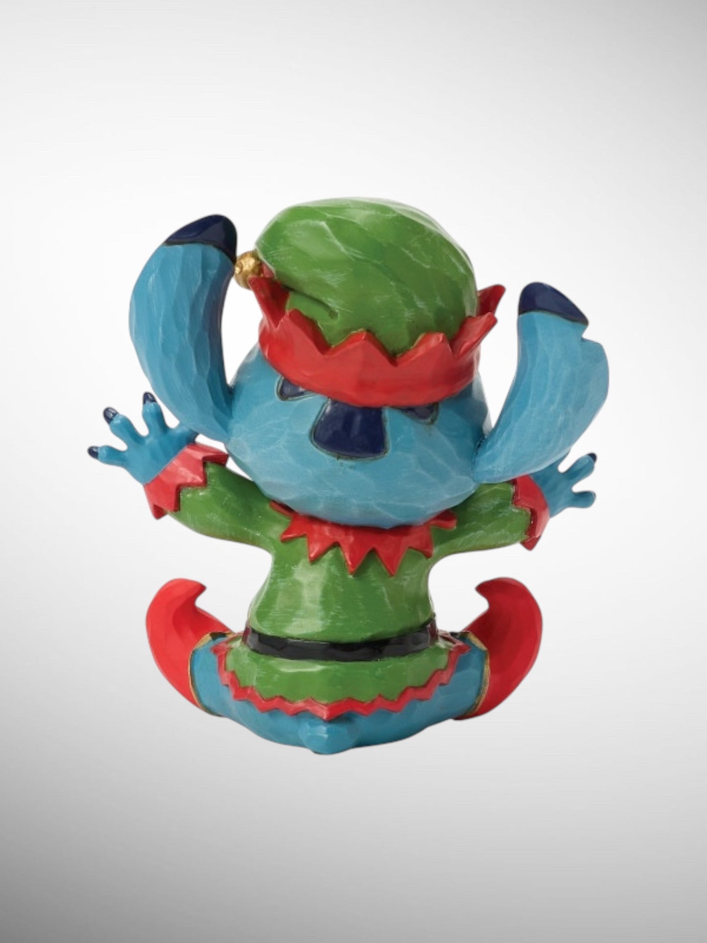 Jim Shore Disney Traditions -  Stitch Elf Mini Christmas Figurine - PREORDER