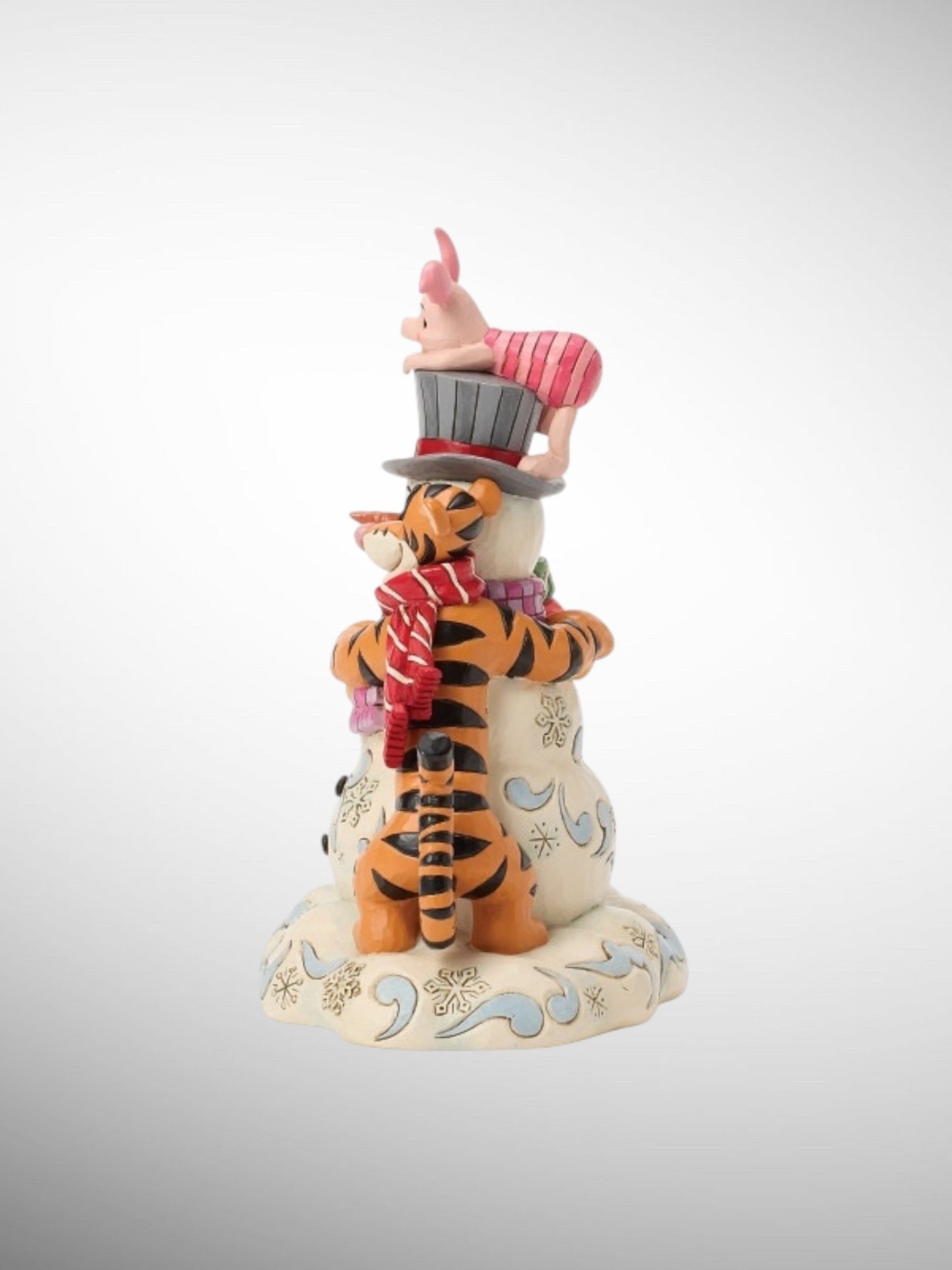 Jim Shore Disney Traditions -  A Chilly Creation Christmas Snowman Pooh Tigger Piglet Figurine - PREORDER