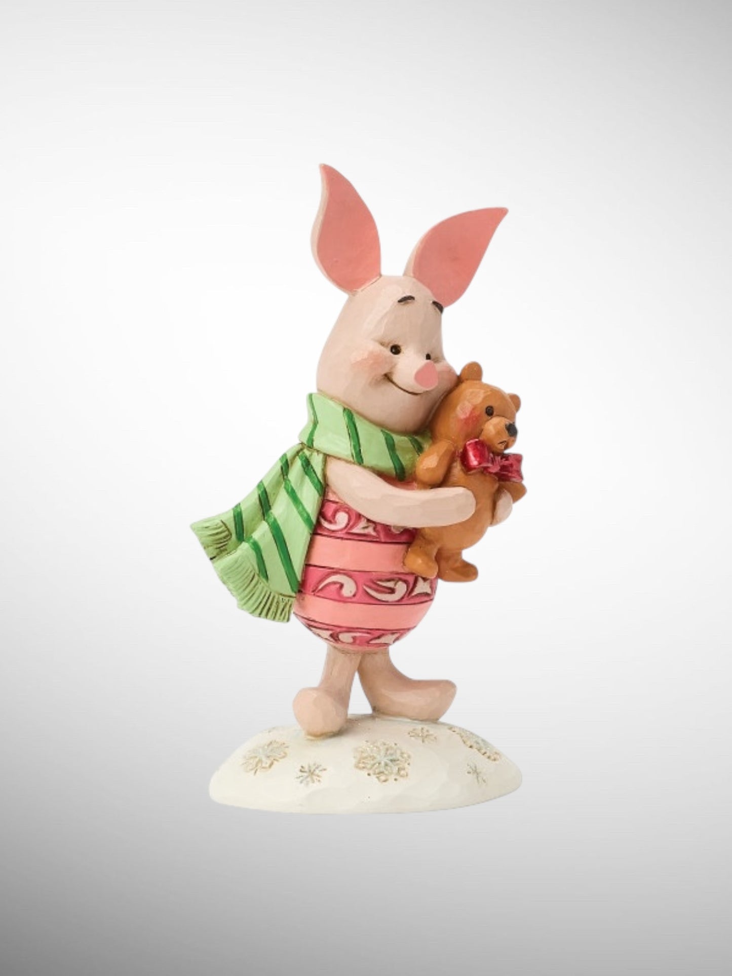 Jim Shore Disney Traditions -  Piglet Mini Christmas Figurine - PREORDER