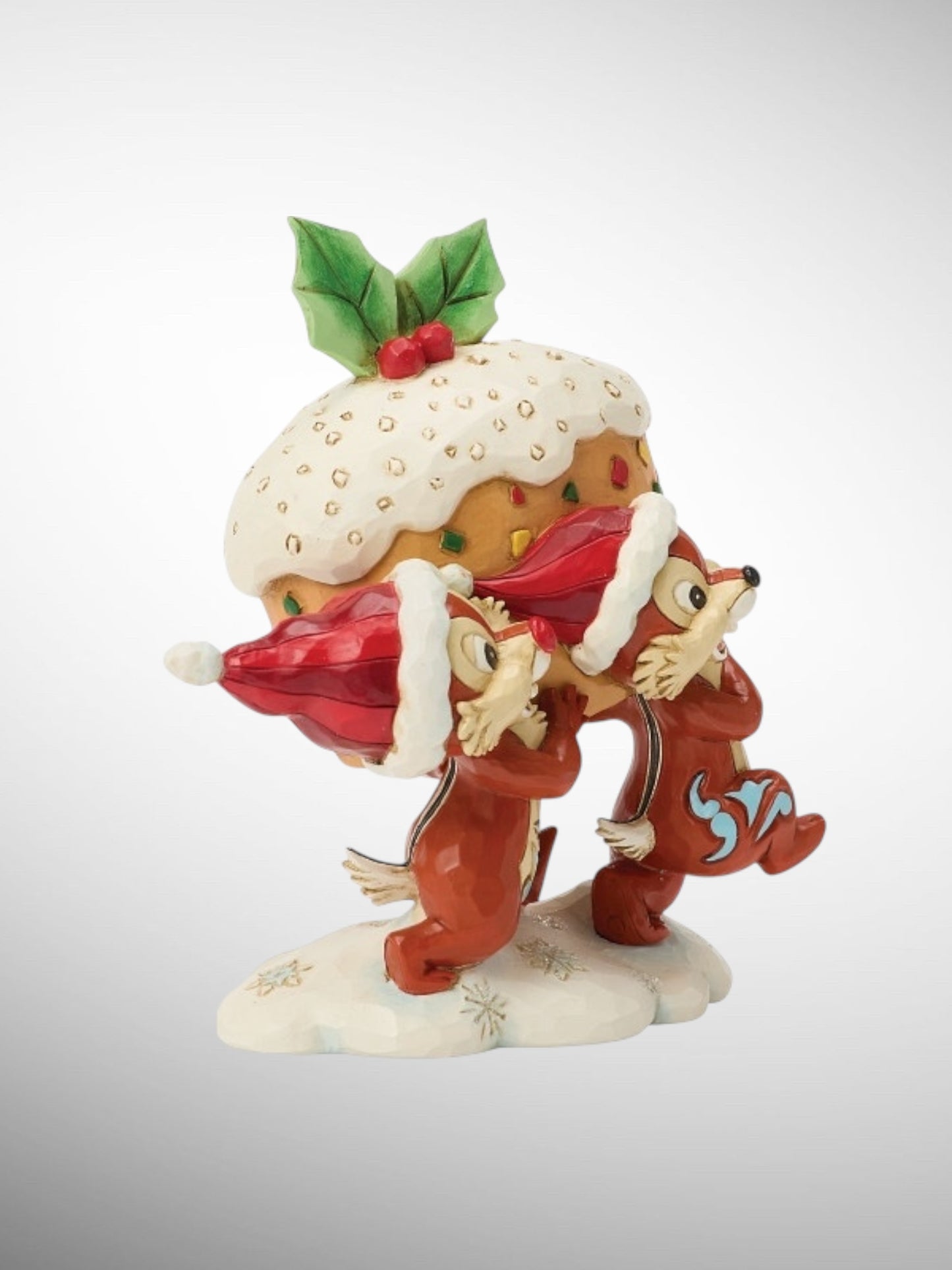 Jim Shore Disney Traditions -  Merry Mischief Chip Dale Christmas Figurine - PREORDER