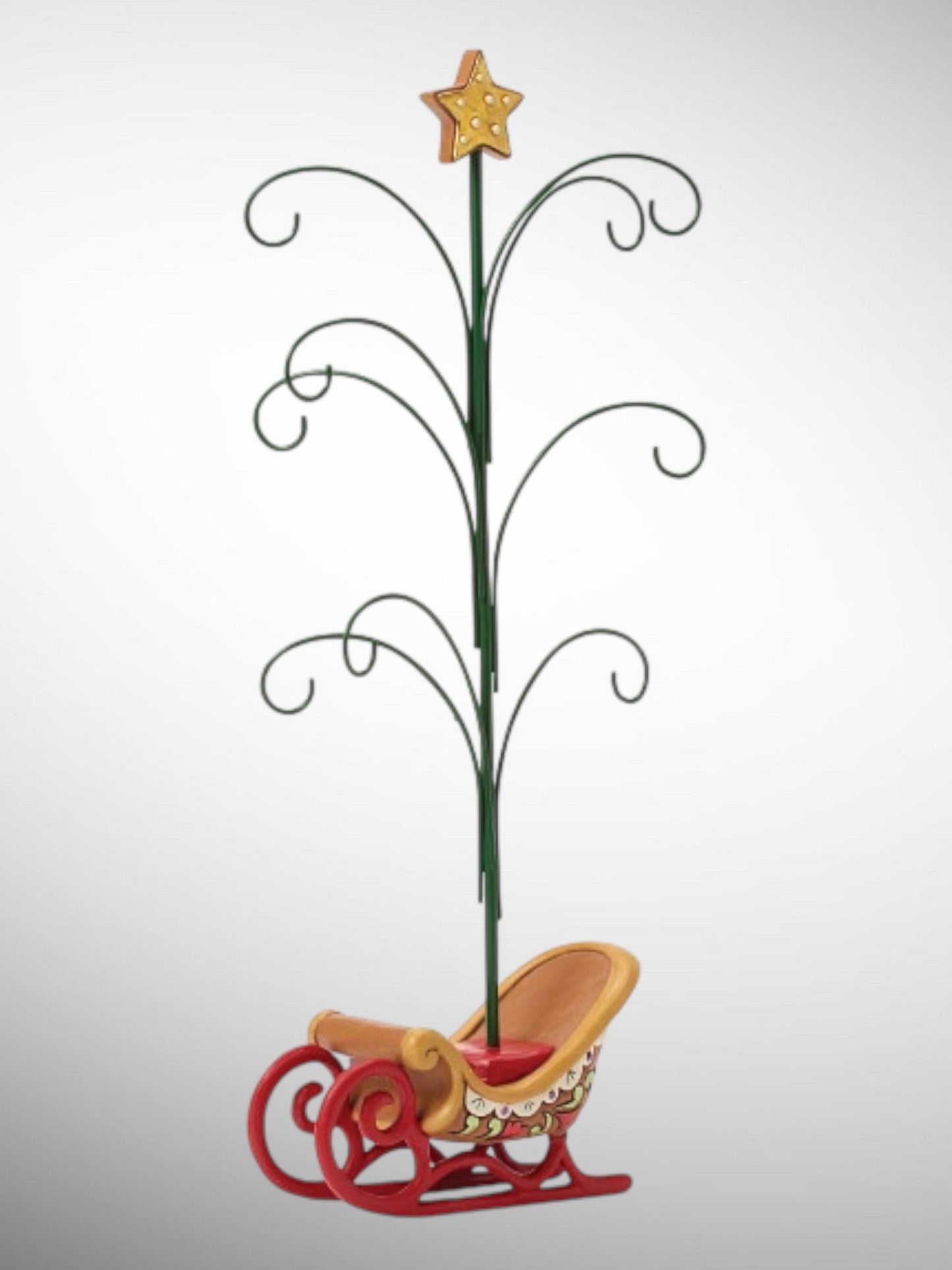 Jim Shore Gingerbread Christmas - Tree of Treasures with Cookie Ornaments Figurine - PREORDER