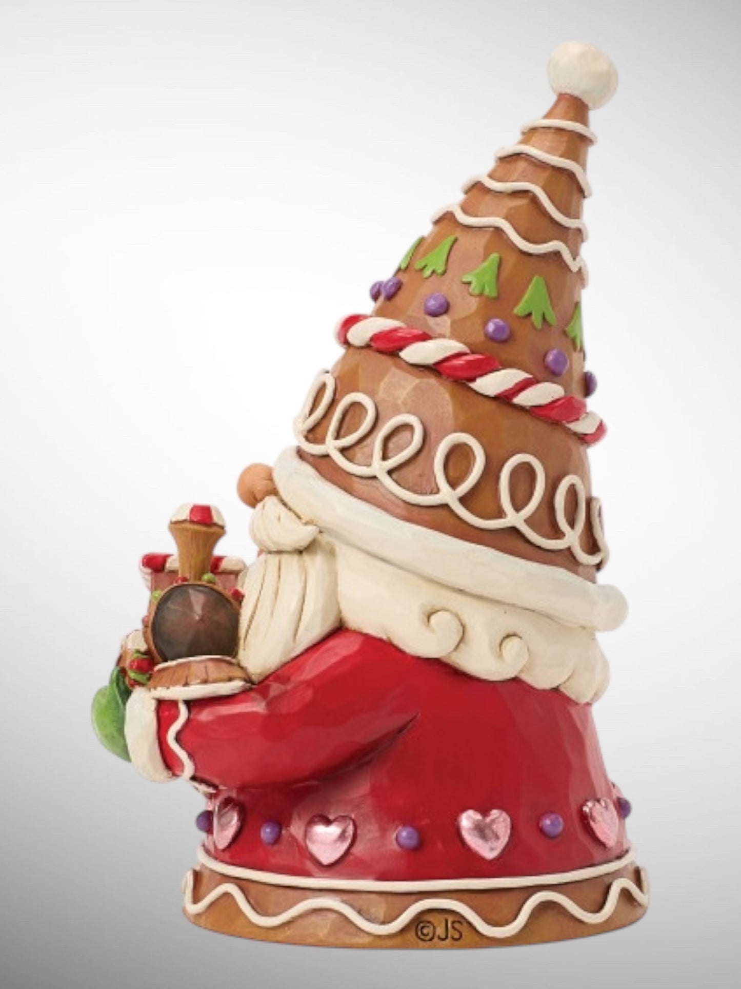 Jim Shore Gingerbread Christmas - Gnome on Track Figurine - PREORDER