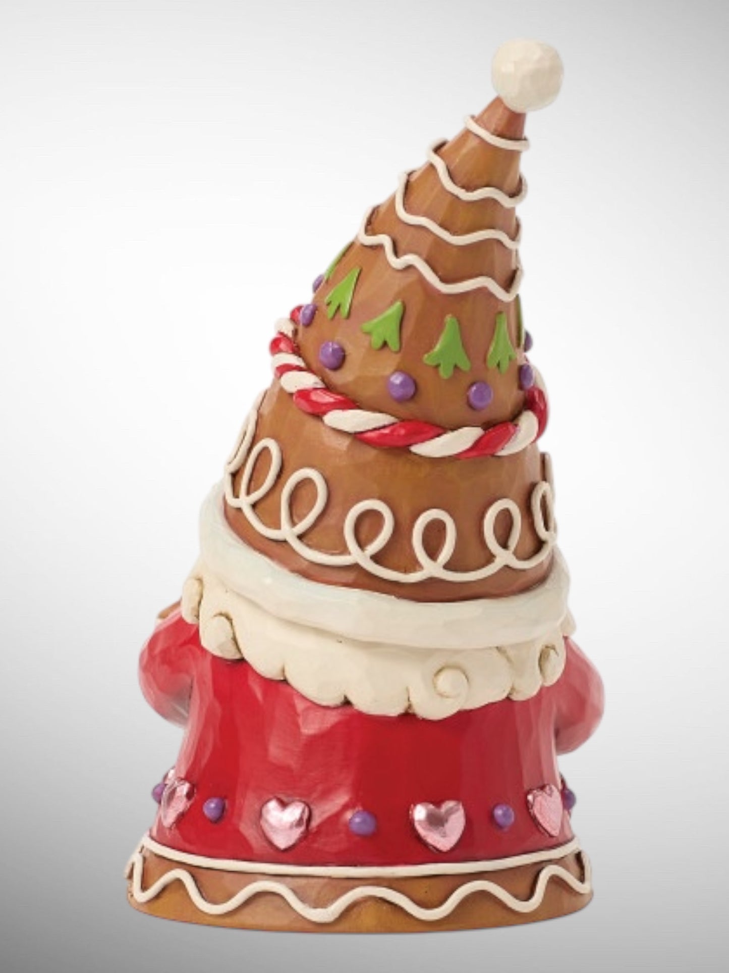 Jim Shore Gingerbread Christmas - Gnome on Track Figurine - PREORDER