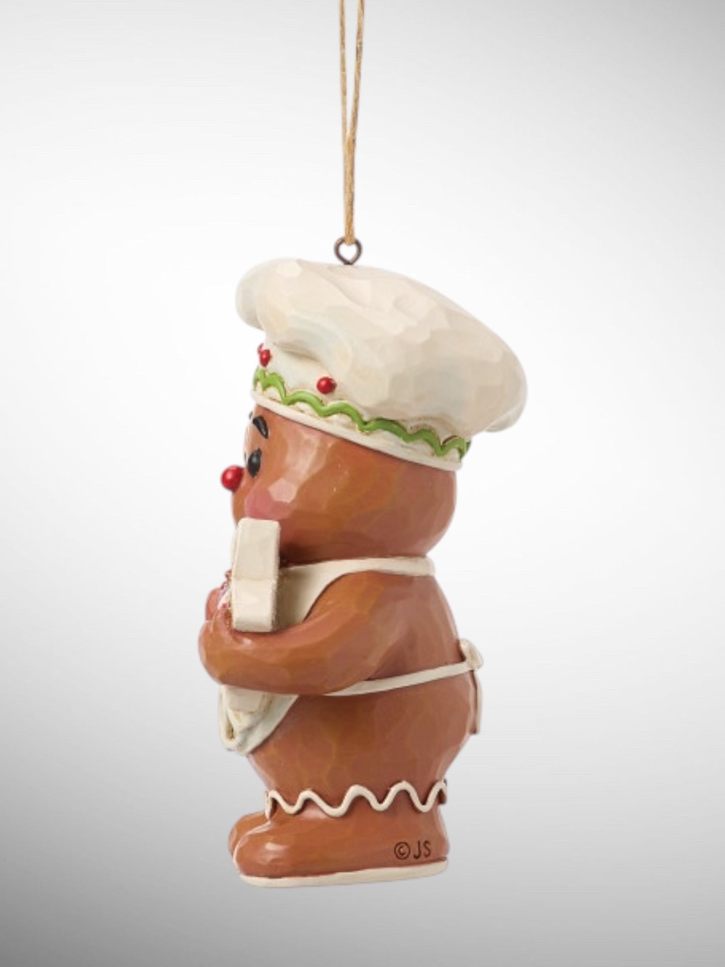 Jim Shore Gingerbread Christmas - Gingerbread with Cookies Hanging Ornament - PREORDER