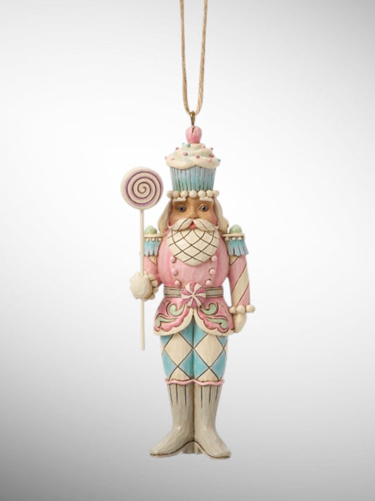 Jim Shore Heartwood Creek - Heartwood Sweets Soldier with Lollipop Hanging Ornament - PREORDER