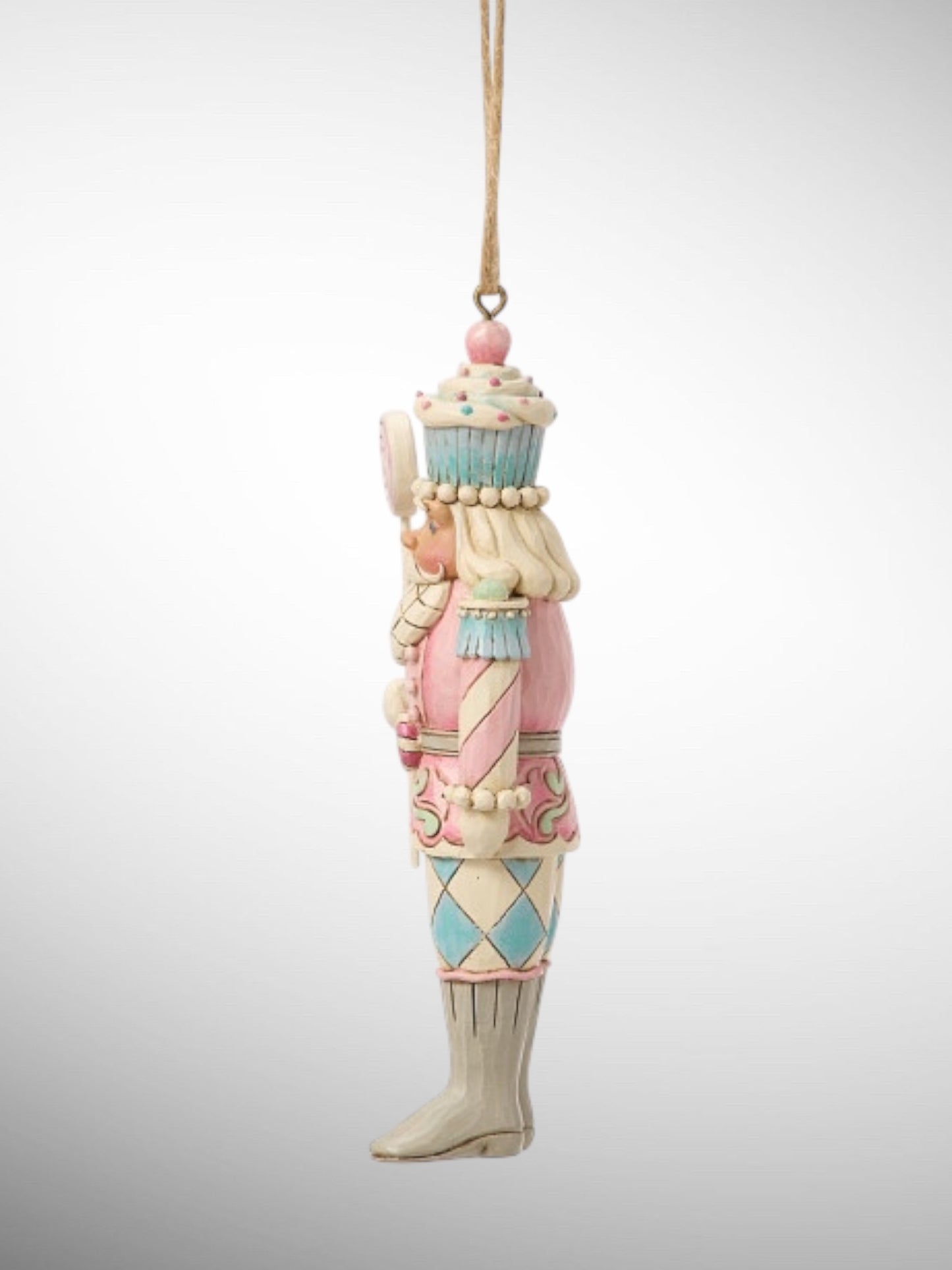 Jim Shore Heartwood Creek - Heartwood Sweets Soldier with Lollipop Hanging Ornament - PREORDER