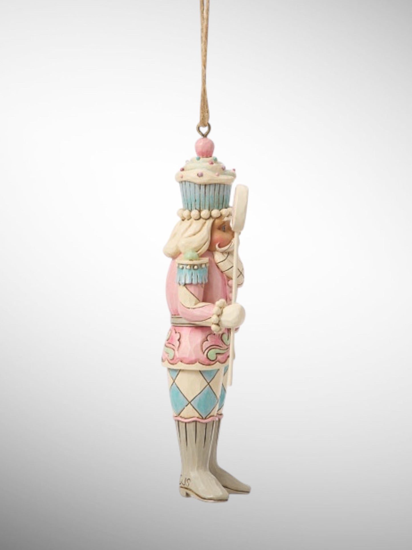 Jim Shore Heartwood Creek - Heartwood Sweets Soldier with Lollipop Hanging Ornament - PREORDER
