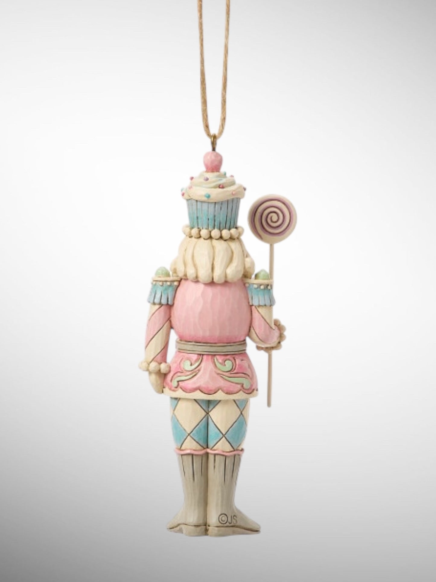 Jim Shore Heartwood Creek - Heartwood Sweets Soldier with Lollipop Hanging Ornament - PREORDER