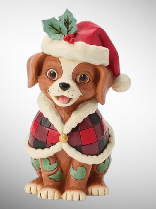 Jim Shore Heartwood Creek - Highland Glen Highland Helper Dog Christmas Figurine - PREORDER