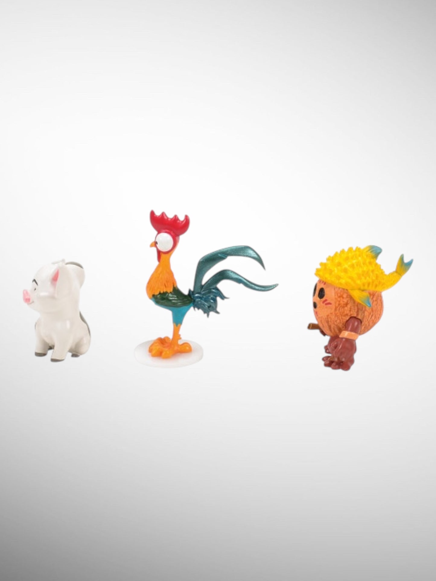Disney Showcase Collection - Moana Mini Pua Hei Hei & Kakamora Figurine - PREORDER