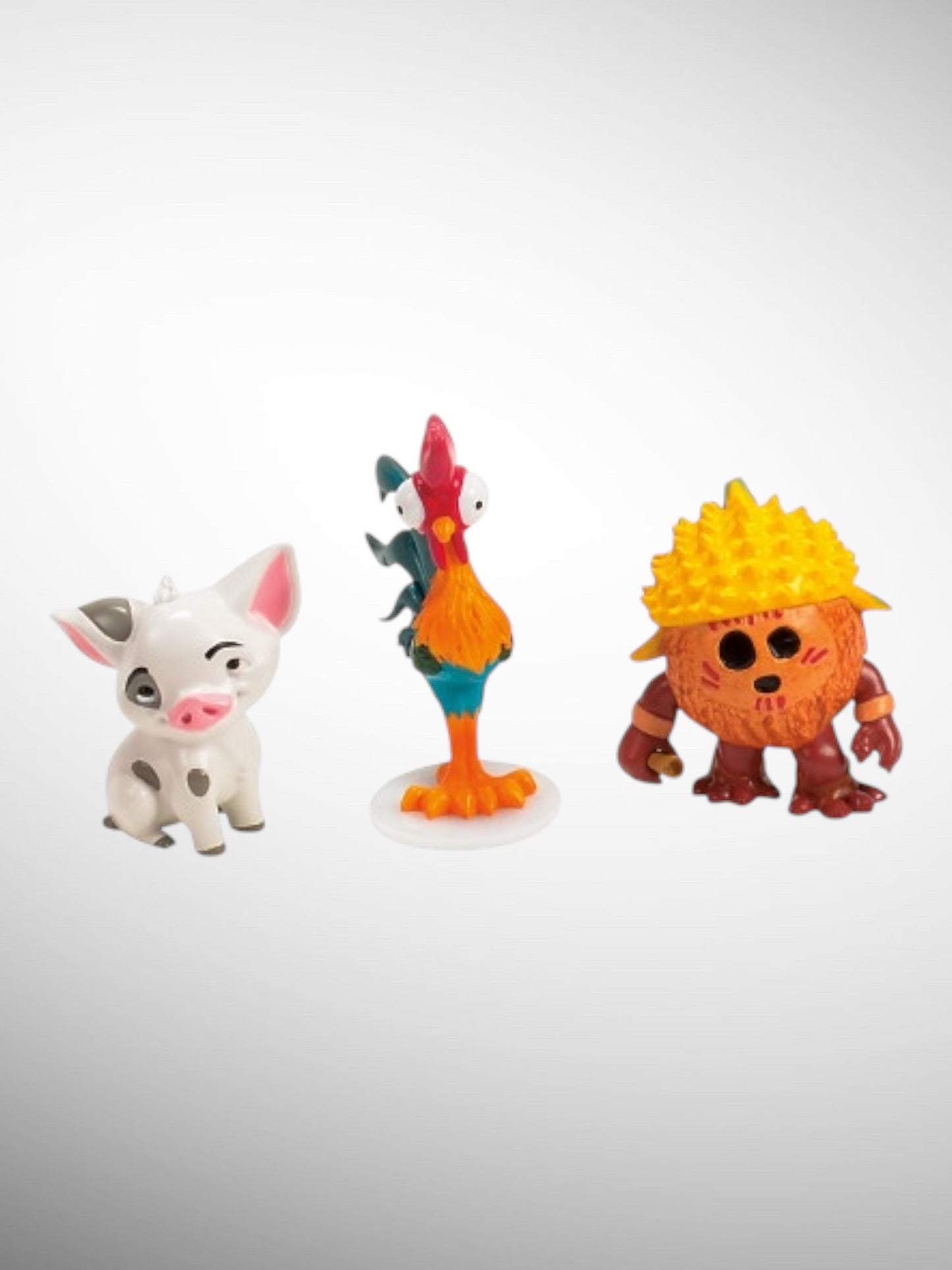 Disney Showcase Collection - Moana Mini Pua Hei Hei & Kakamora Figurine - PREORDER