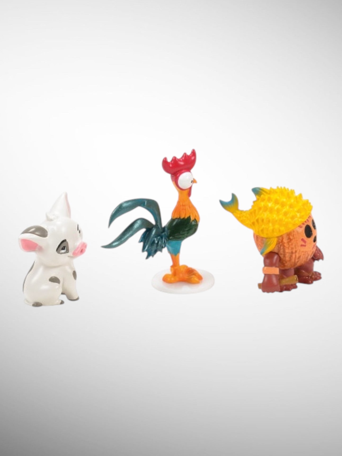Disney Showcase Collection - Moana Mini Pua Hei Hei & Kakamora Figurine - PREORDER