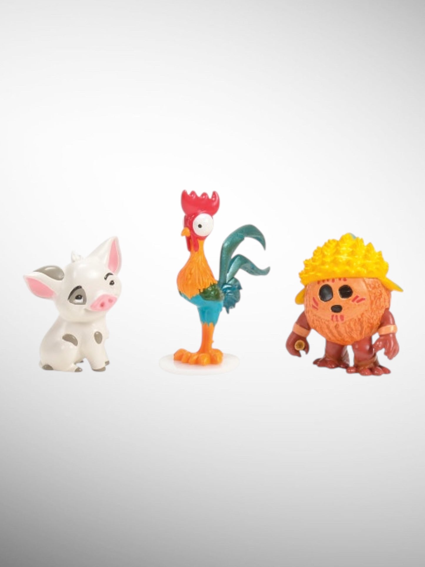 Disney Showcase Collection - Moana Mini Pua Hei Hei & Kakamora Figurine - PREORDER