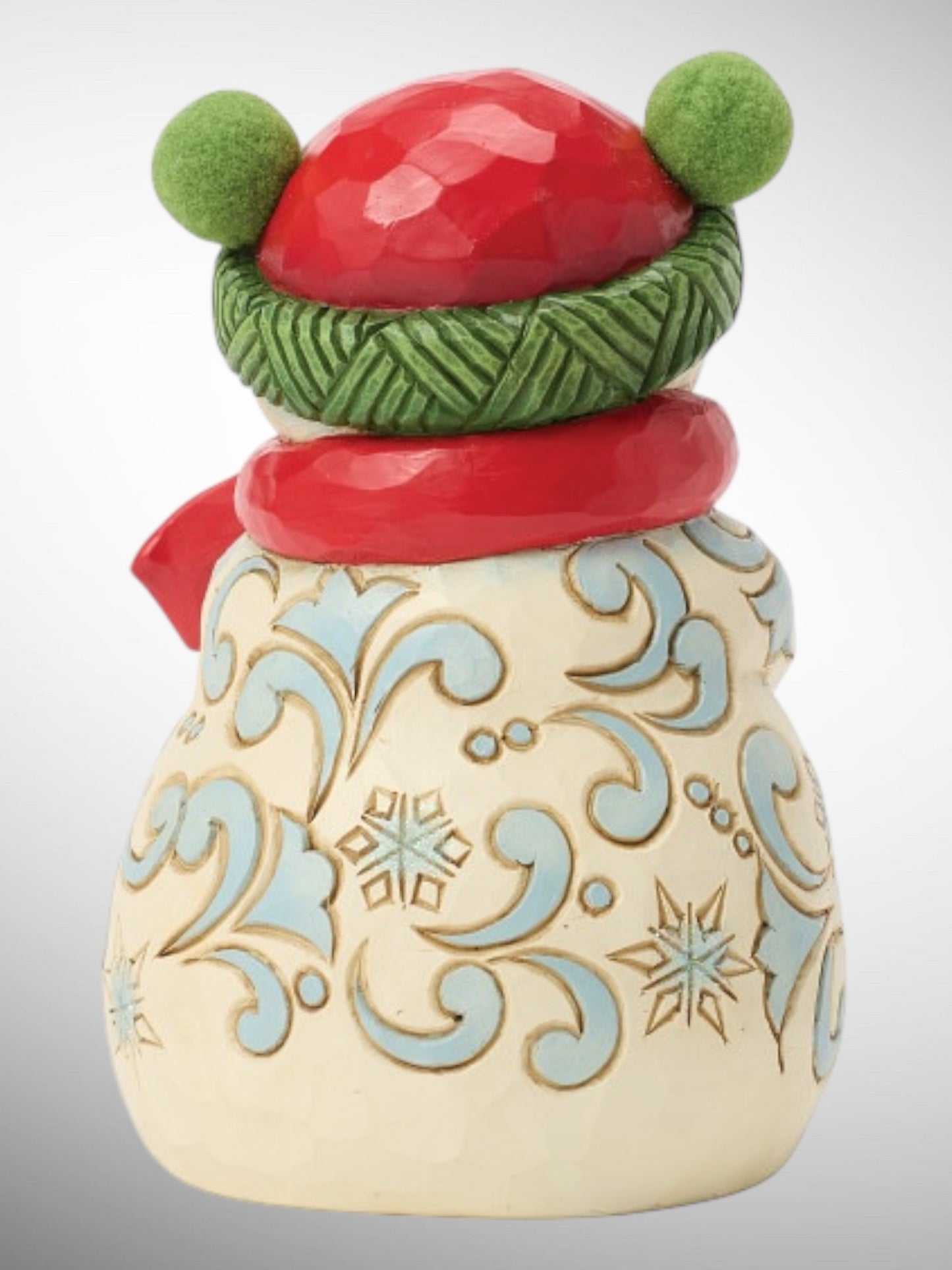 Jim Shore Heartwood Creek - Cozy Winter Cheer Snowman Pom Pom Hat Christmas Figurine - PREORDER