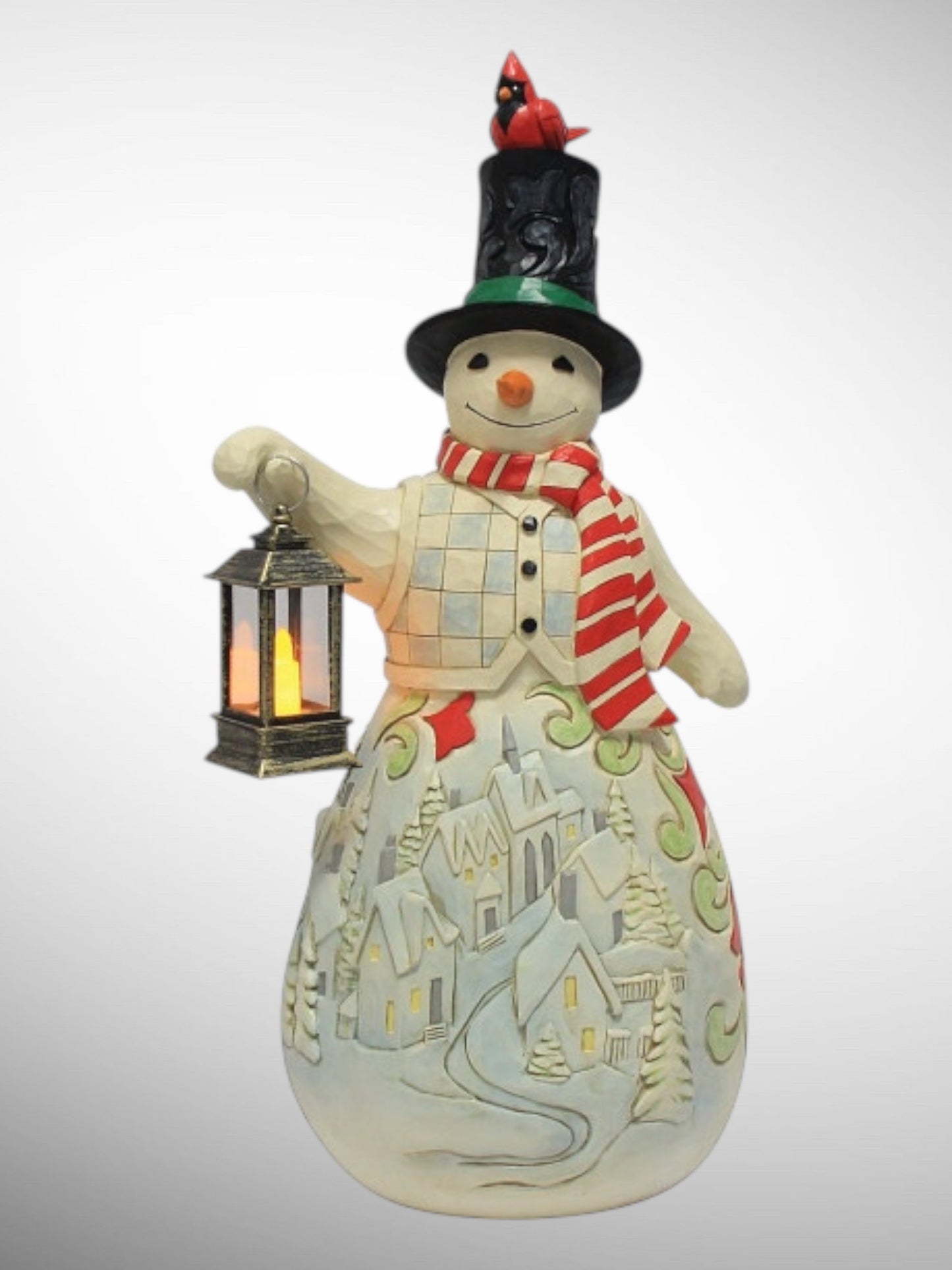 Jim Shore Heartwood Creek - May Your Spirits Be Merry and Bright Snowman Christmas Figurine - PREORDER