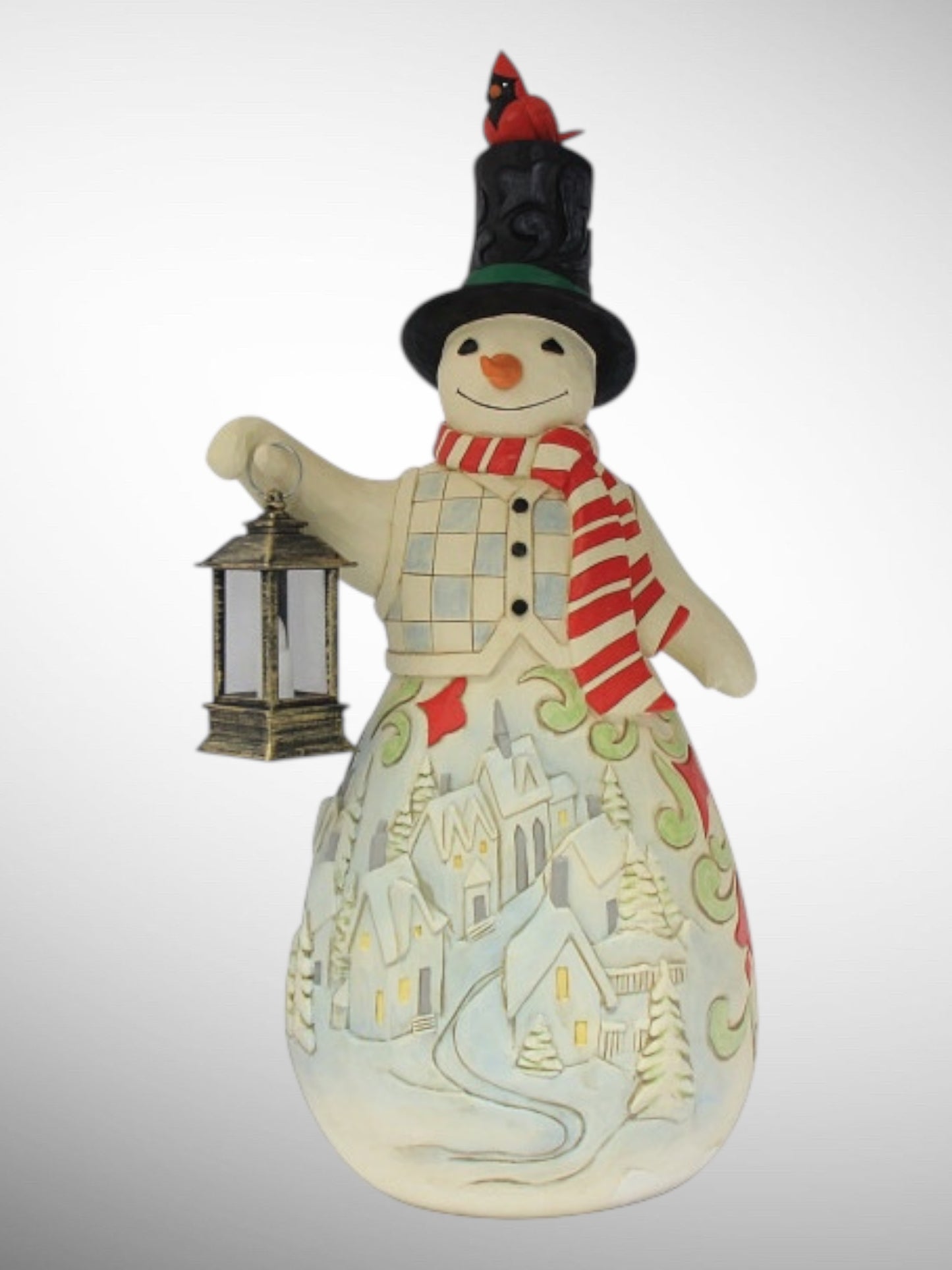 Jim Shore Heartwood Creek - May Your Spirits Be Merry and Bright Snowman Christmas Figurine - PREORDER