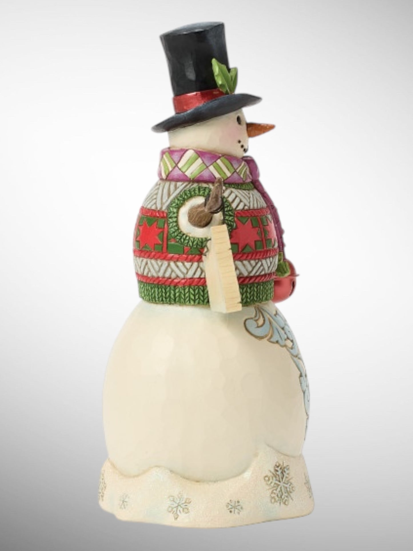 Jim Shore Heartwood Creek - Signs of the Times Welcome Winter Snowman Christmas Figurine - PREORDER