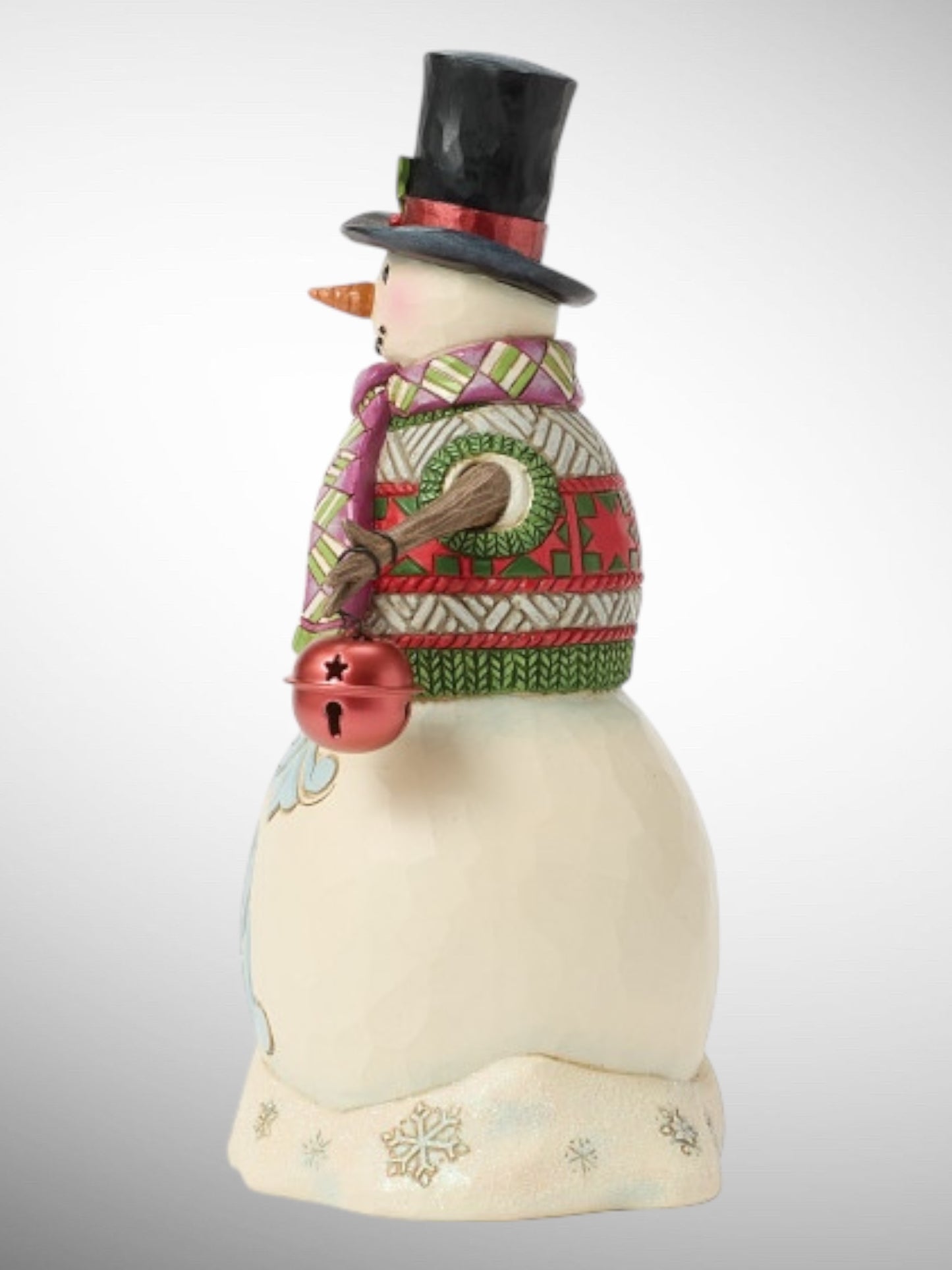 Jim Shore Heartwood Creek - Signs of the Times Welcome Winter Snowman Christmas Figurine - PREORDER